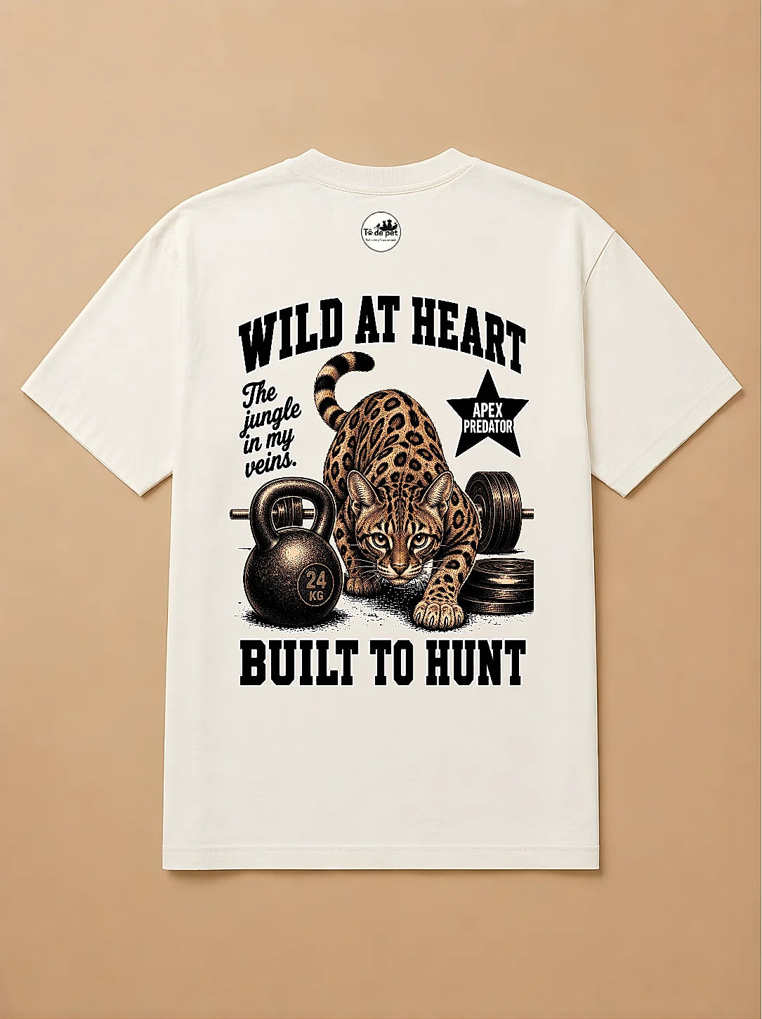 Camisa Oversized Academia - Gato de Bengala