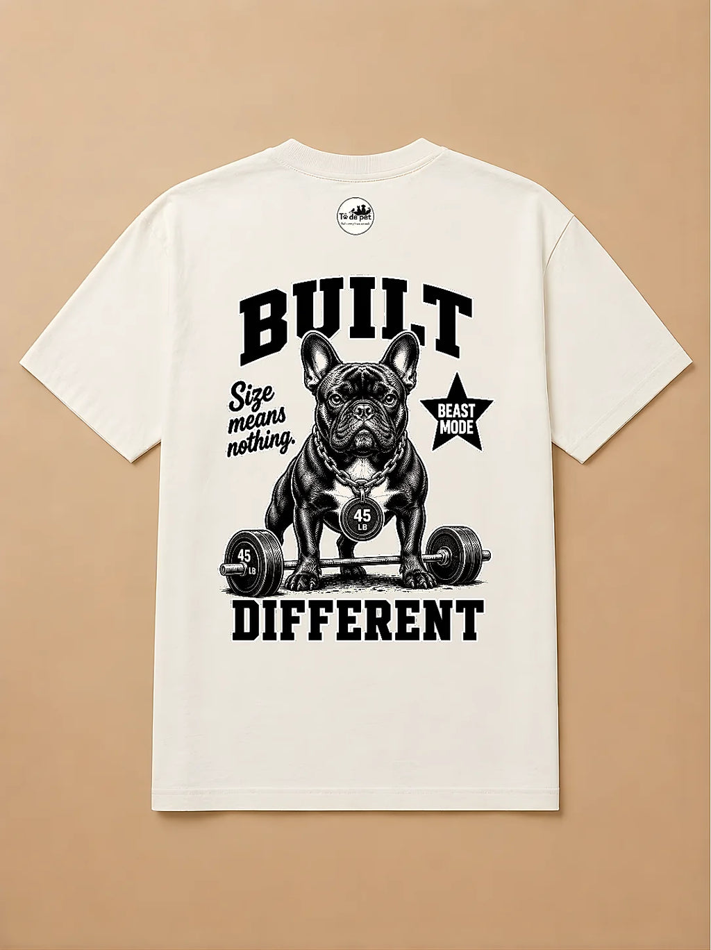 Camisa Oversized Academia - Bulldog Francês
