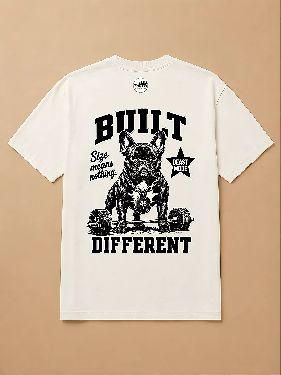 Camisa Oversized Academia - Bulldog Francês