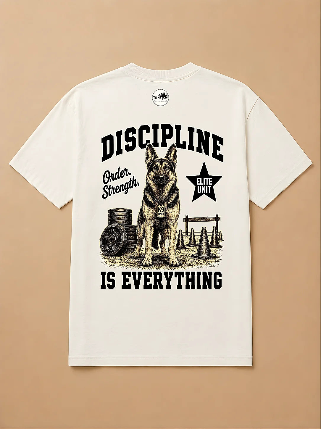 Camisa Oversized Academia - Pastor Alemão