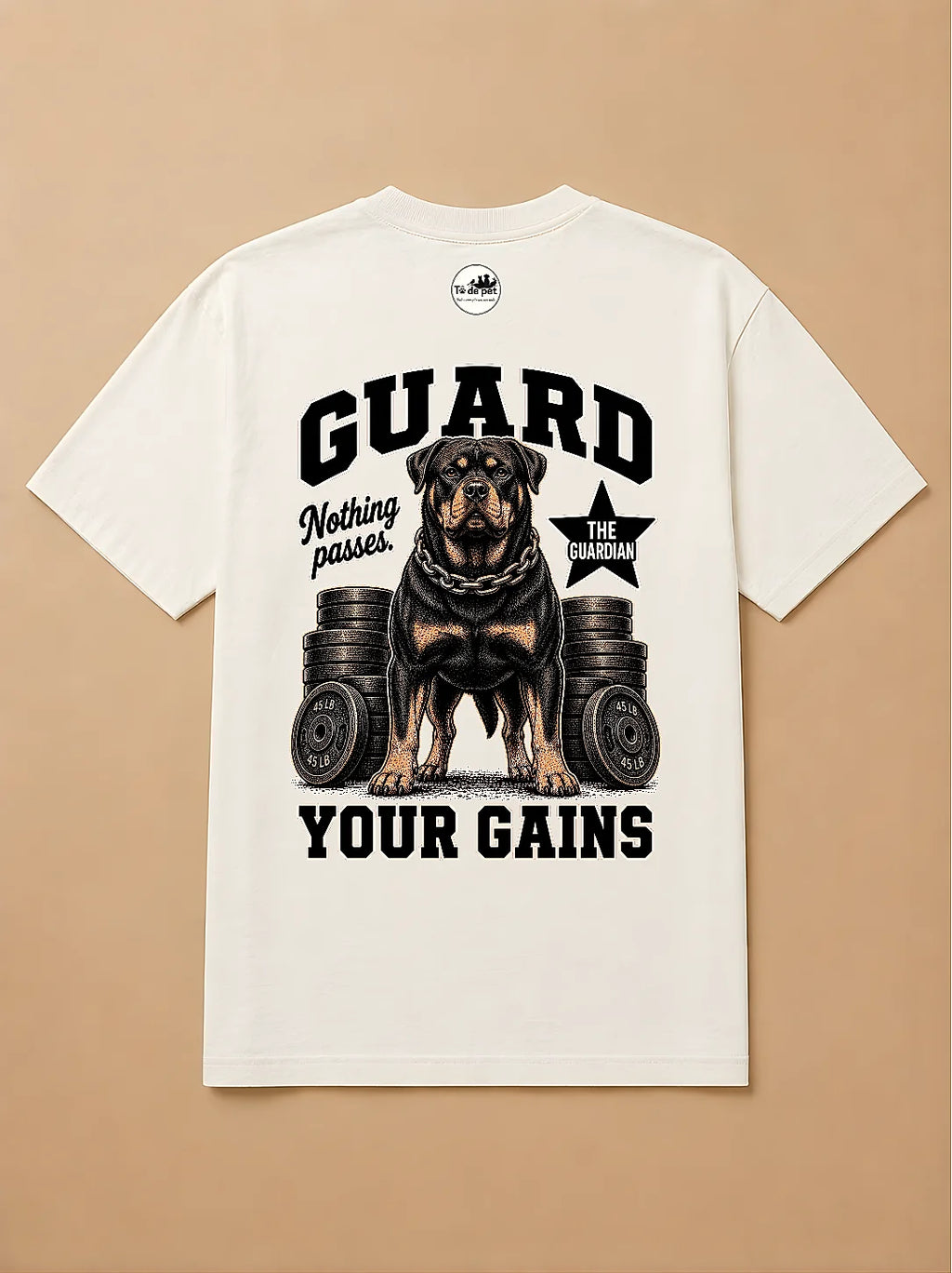 Camisa Oversized Academia - Rottweiler