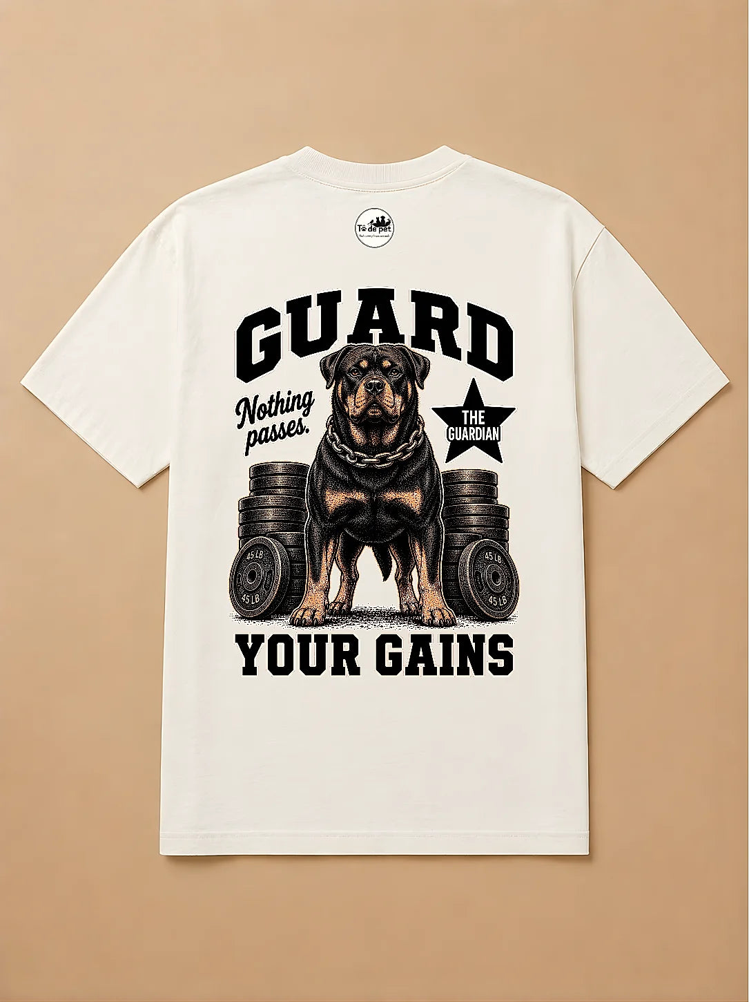 Camisa Oversized Academia - Rottweiler
