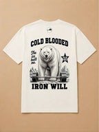 Camisa Oversized Academia - Urso Polar