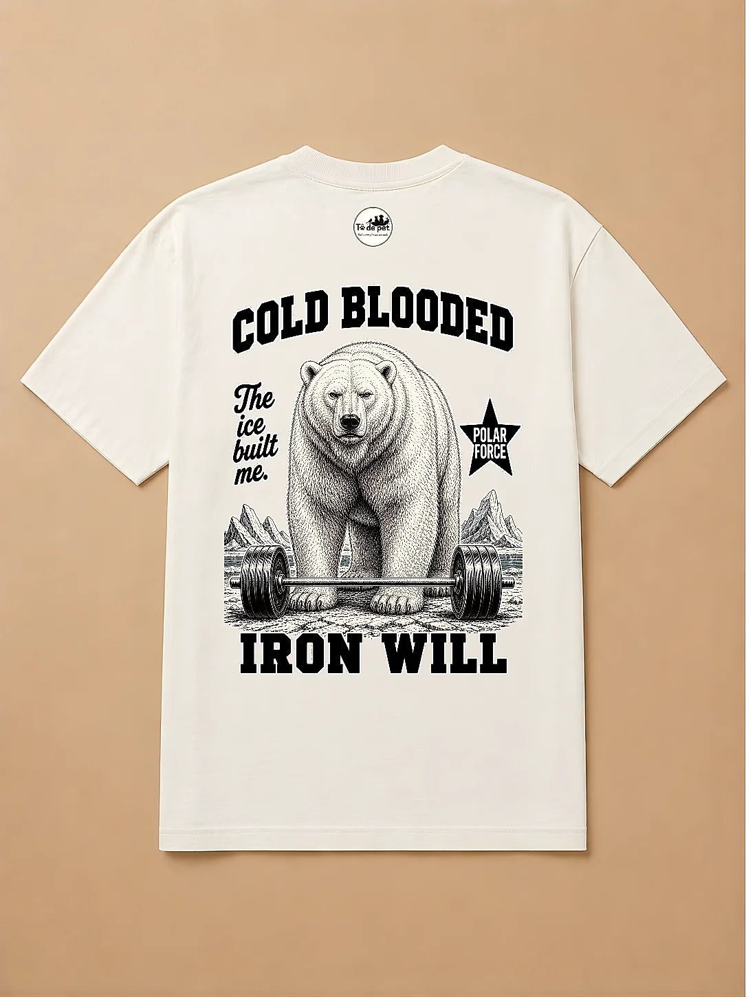 Camisa Oversized Academia - Urso Polar
