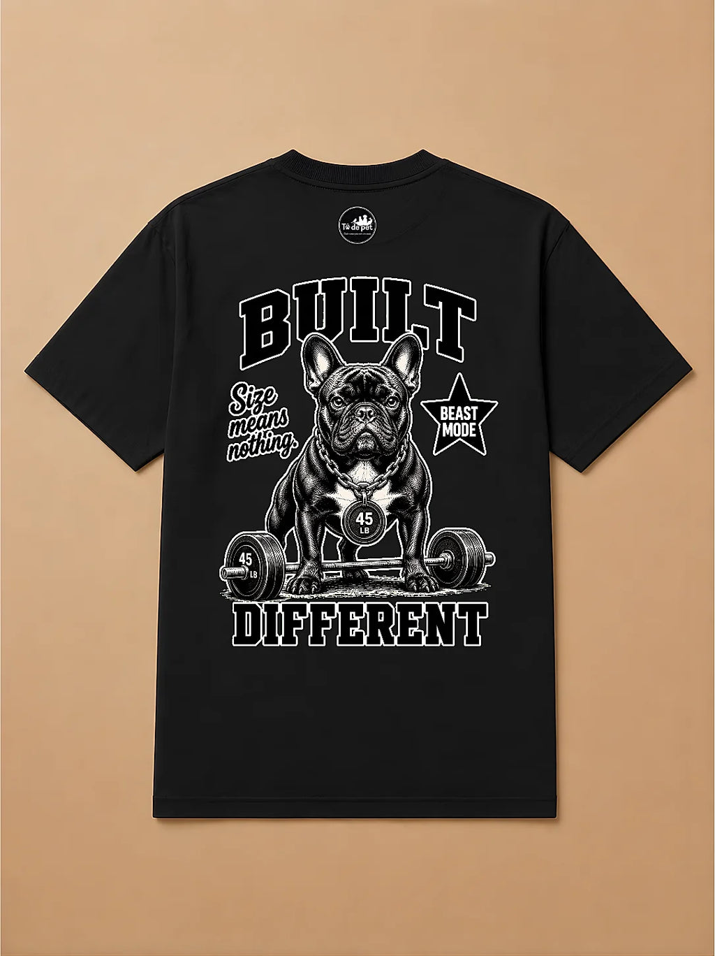Camisa Oversized Academia - Bulldog Francês