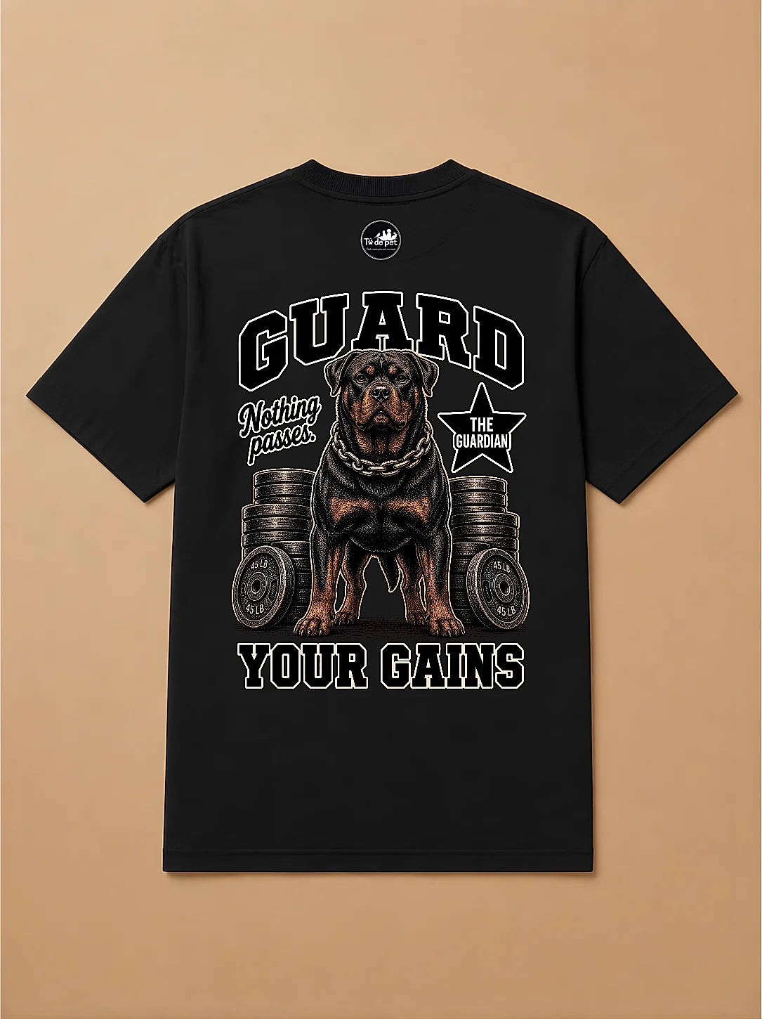 Camisa Oversized Academia - Rottweiler