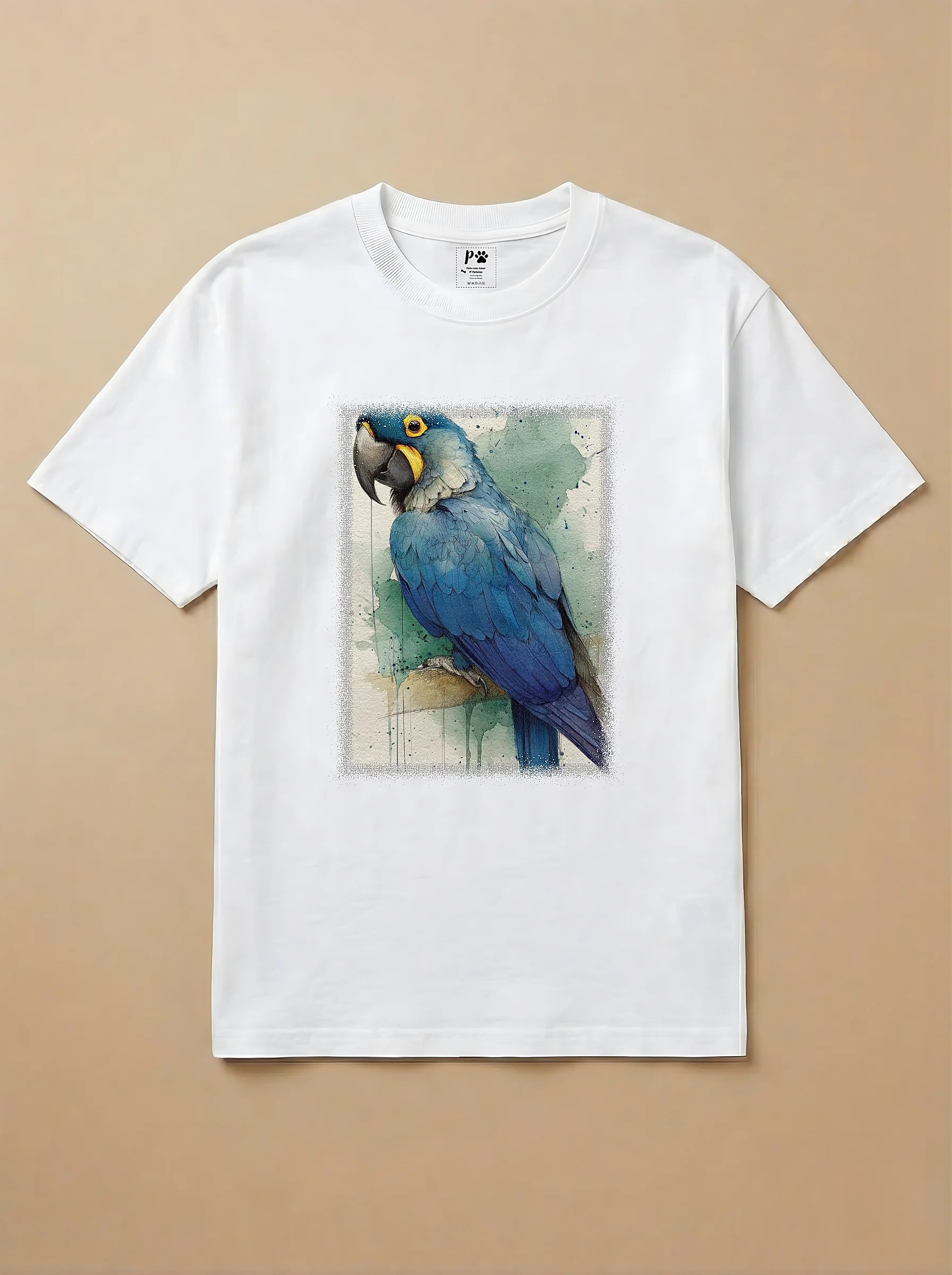 Camisa Aquarela - Arara Azul