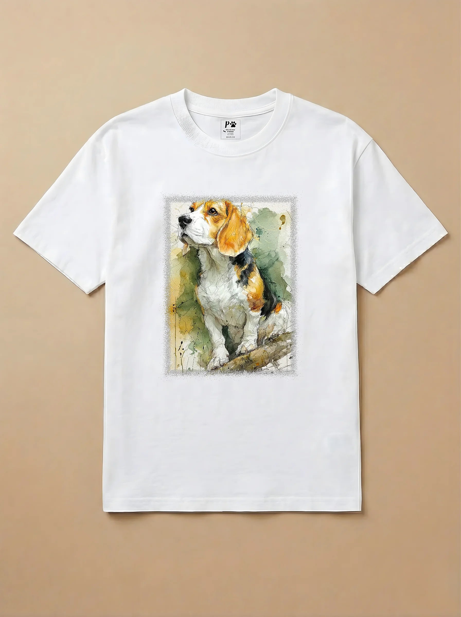 Camisa Aquarela - Beagle