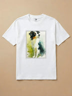 Camisa Aquarela -  Border Collie