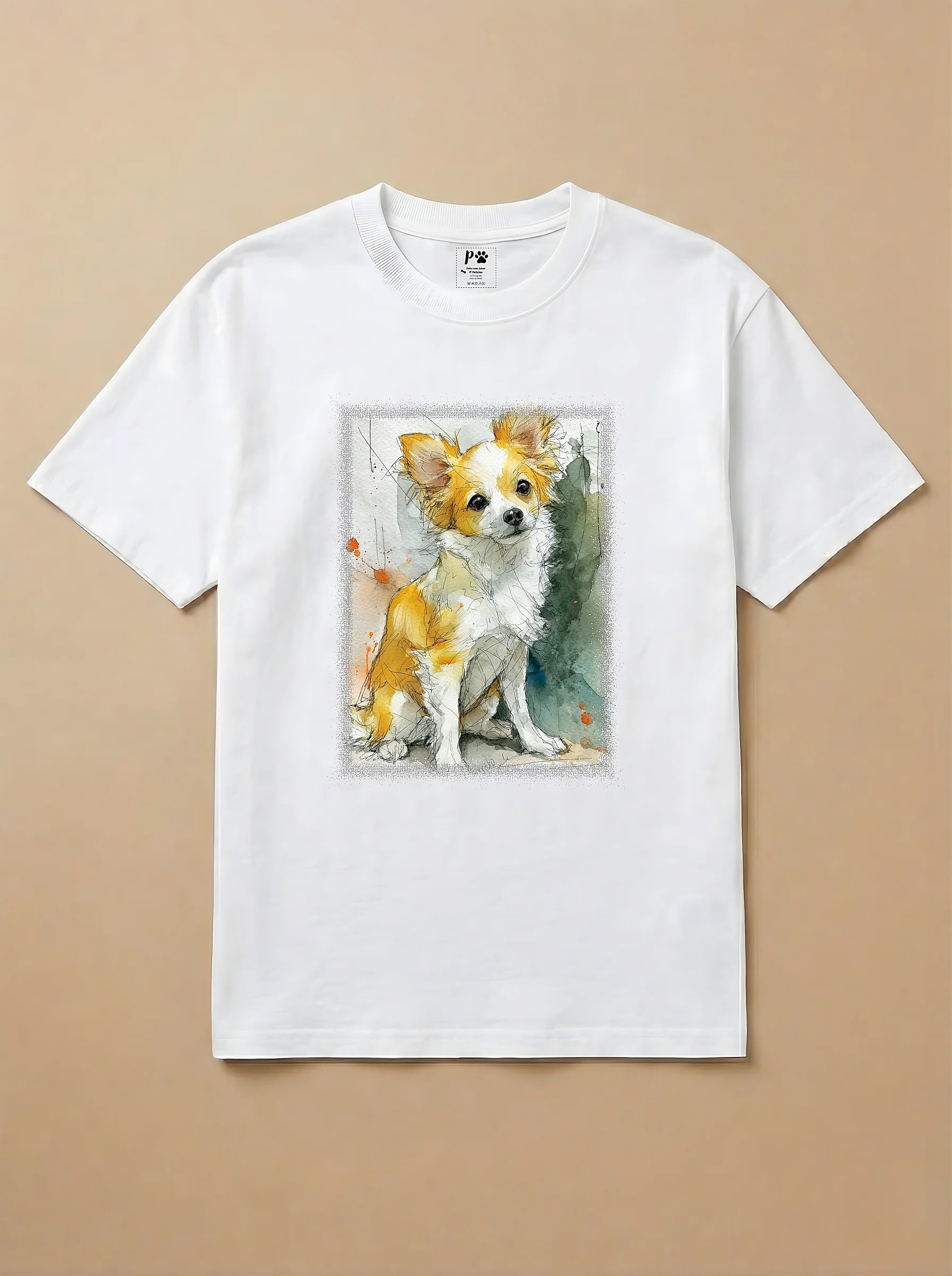 Camisa Aquarela - Chihuahua