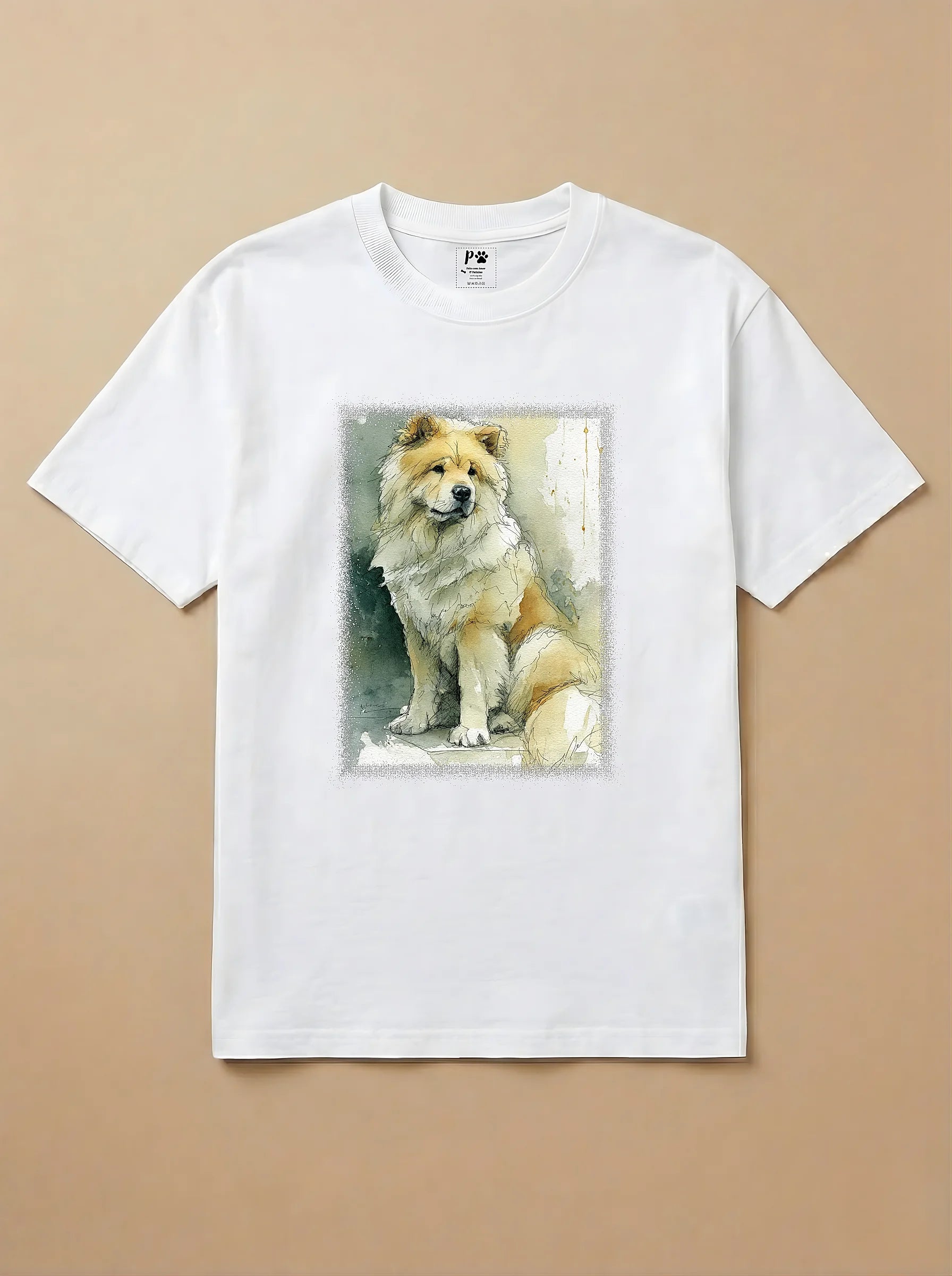 Camisa Aquarela - Chow Chow