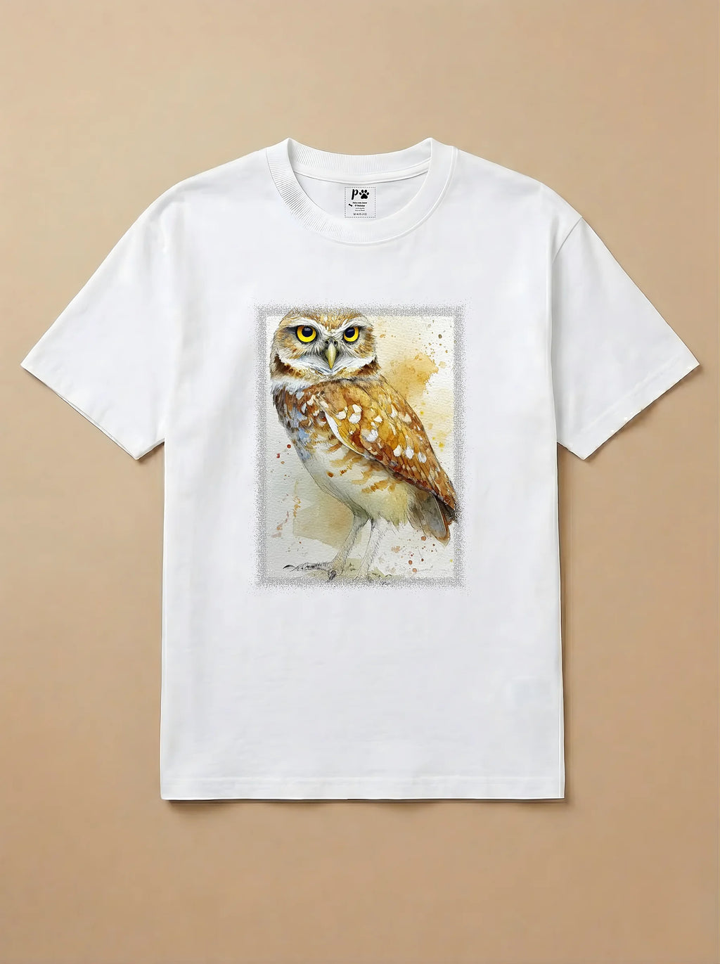 Camisa Aquarela - Coruja