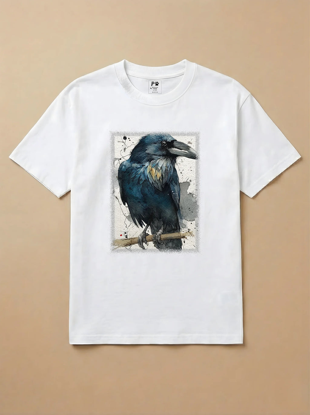 Camisa Aquarela - Corvo