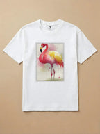 Camisa Aquarela -  Flamingo