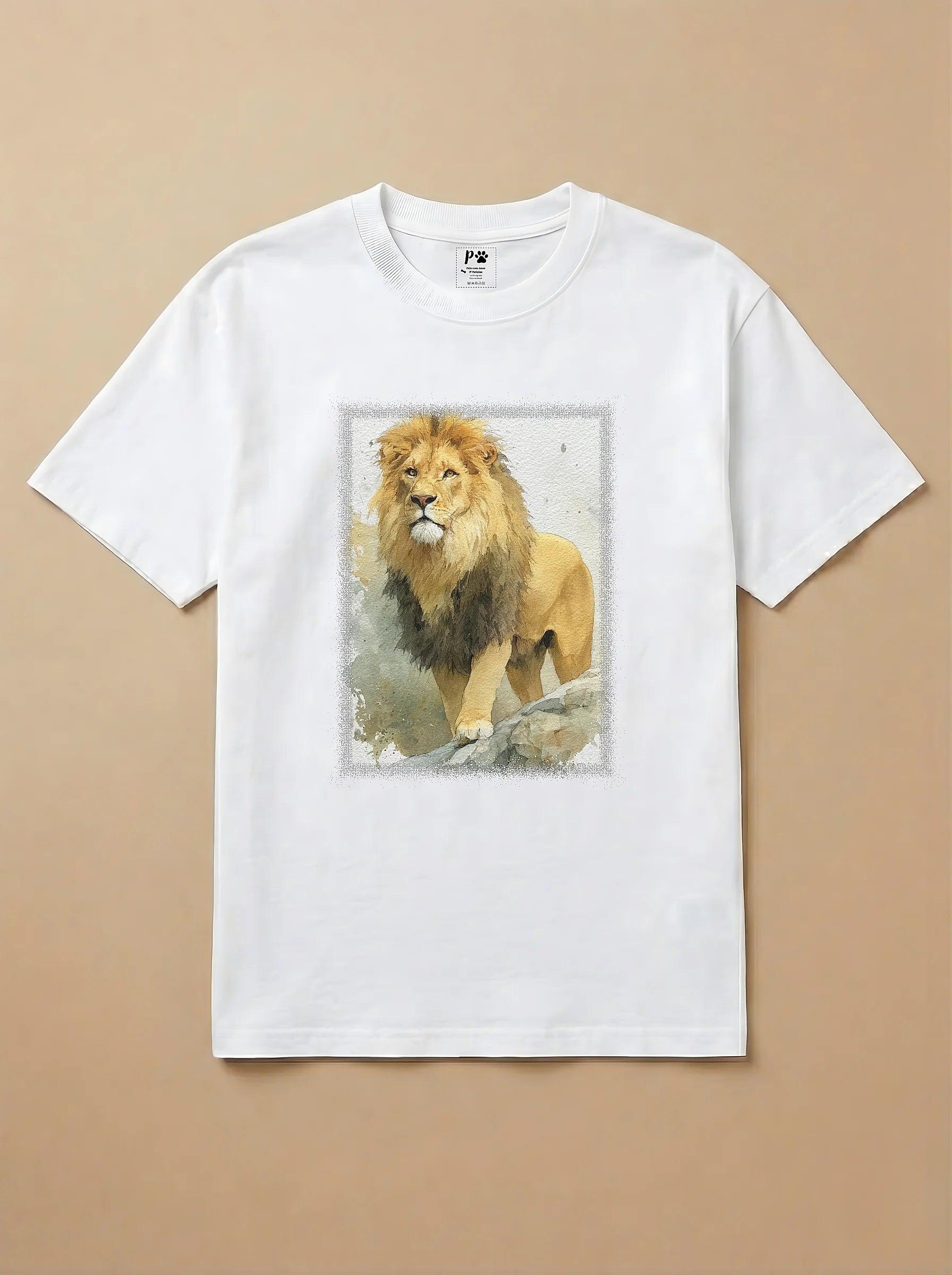 Camisa Aquarela -  Leão