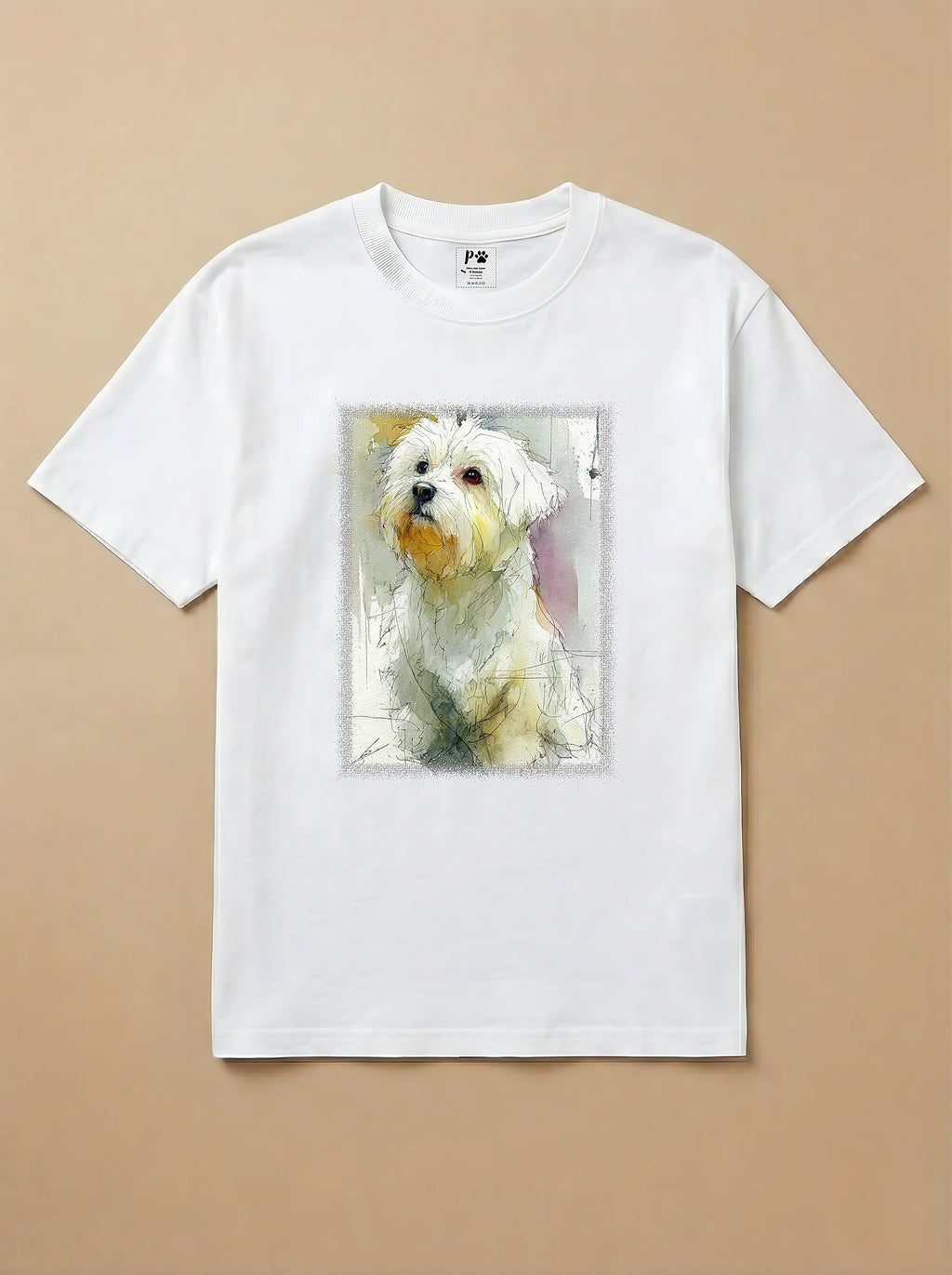 Camisa Aquarela -  Maltês
