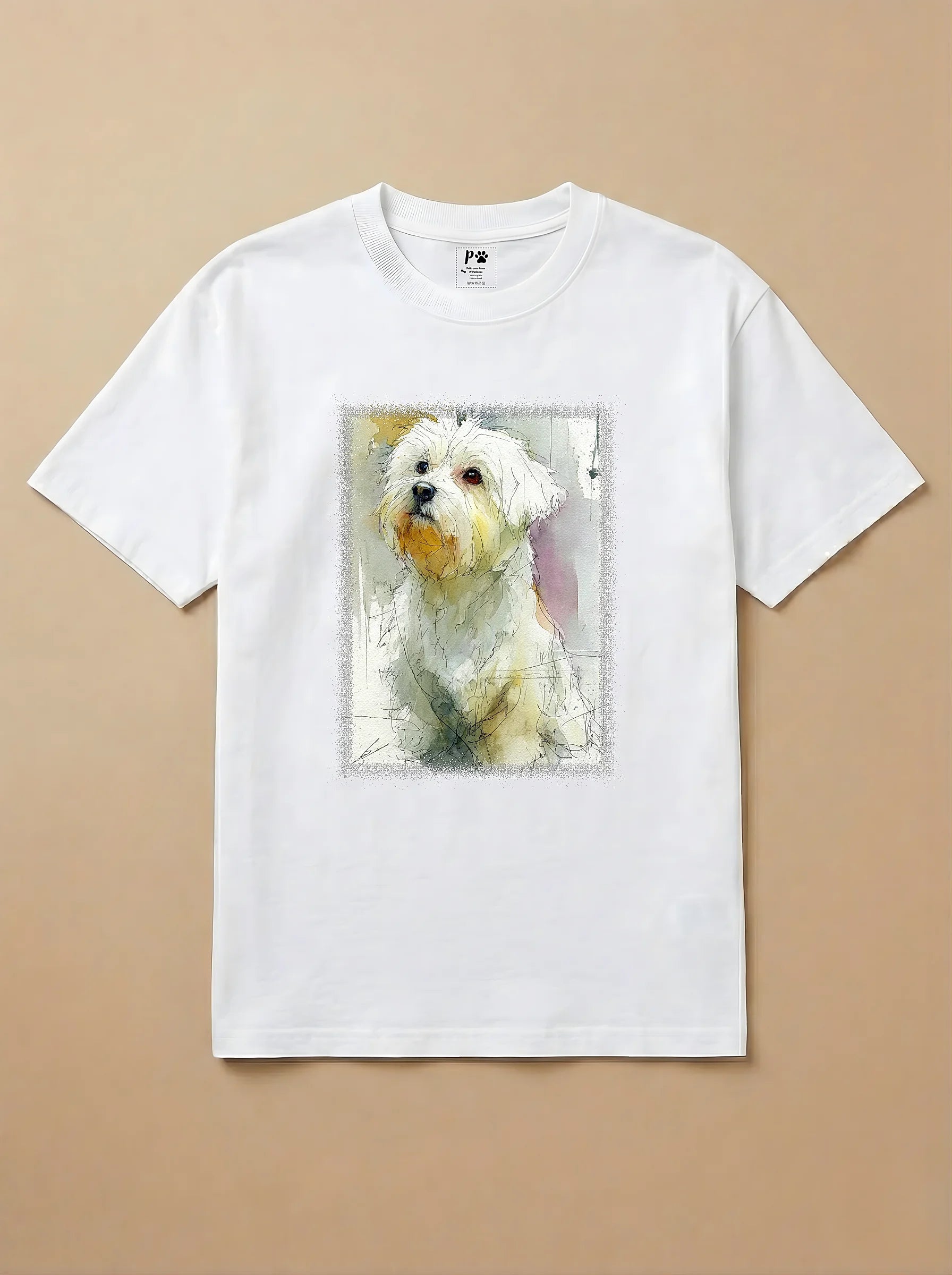 Camisa Aquarela -  Maltês