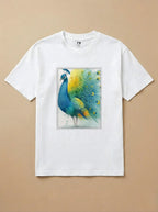 Camisa Aquarela - Pavão