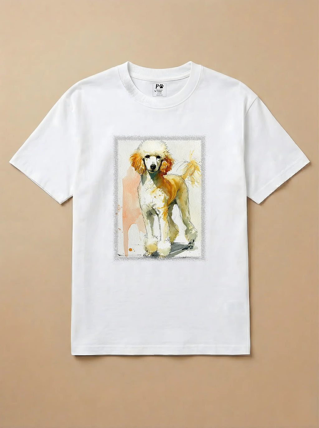 Camisa Aquarela - Poodle