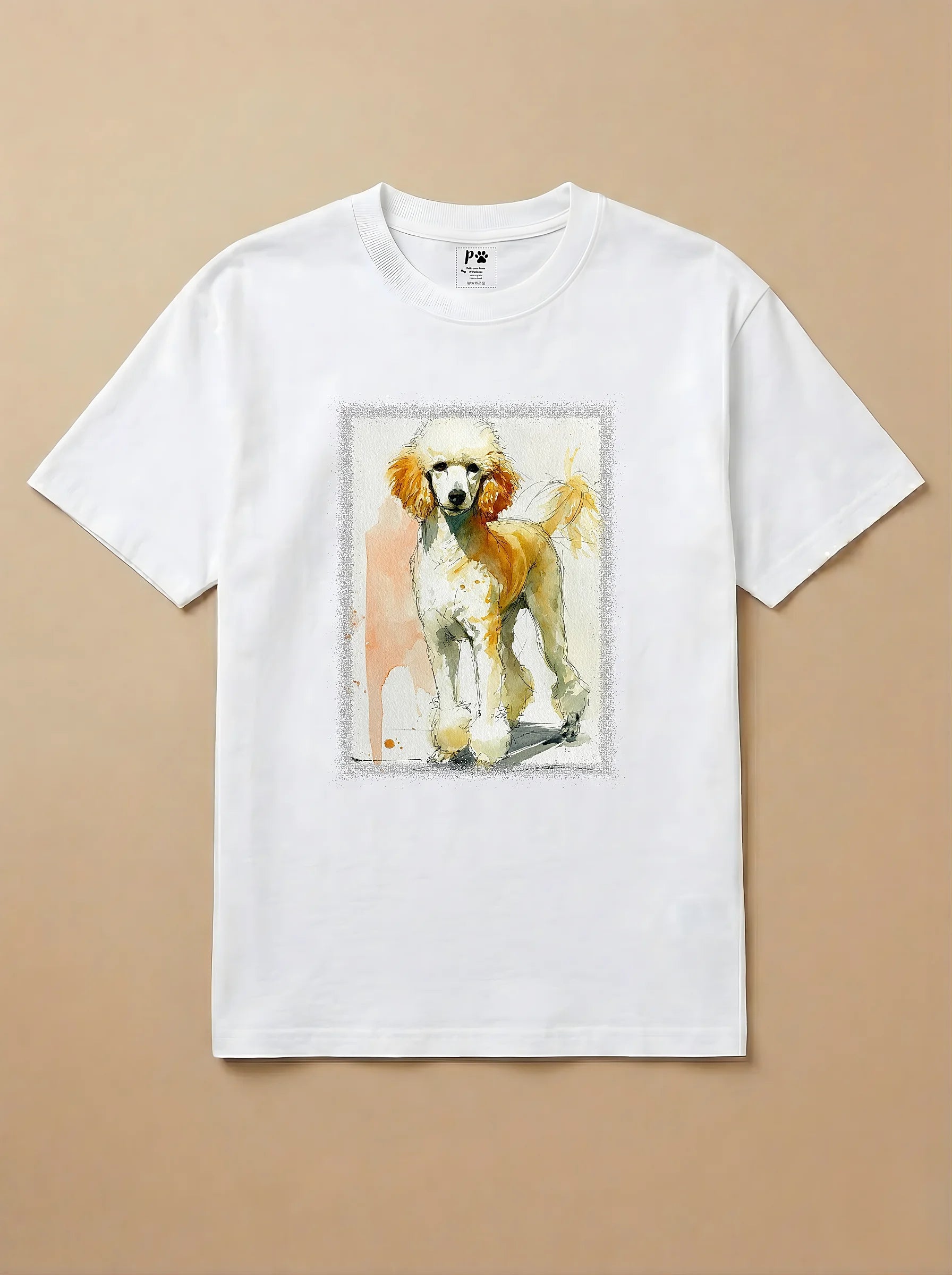 Camisa Aquarela - Poodle