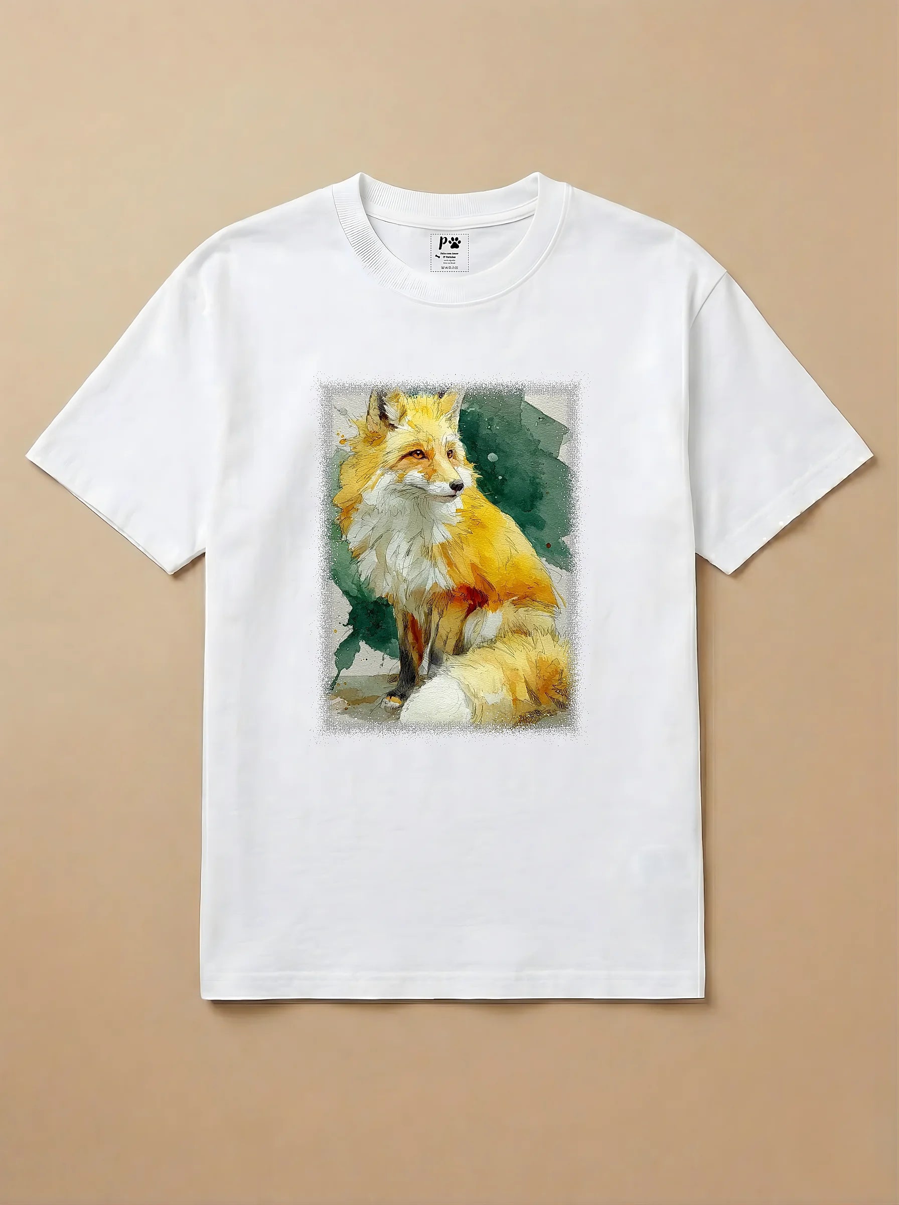 Camisa Aquarela - Raposa
