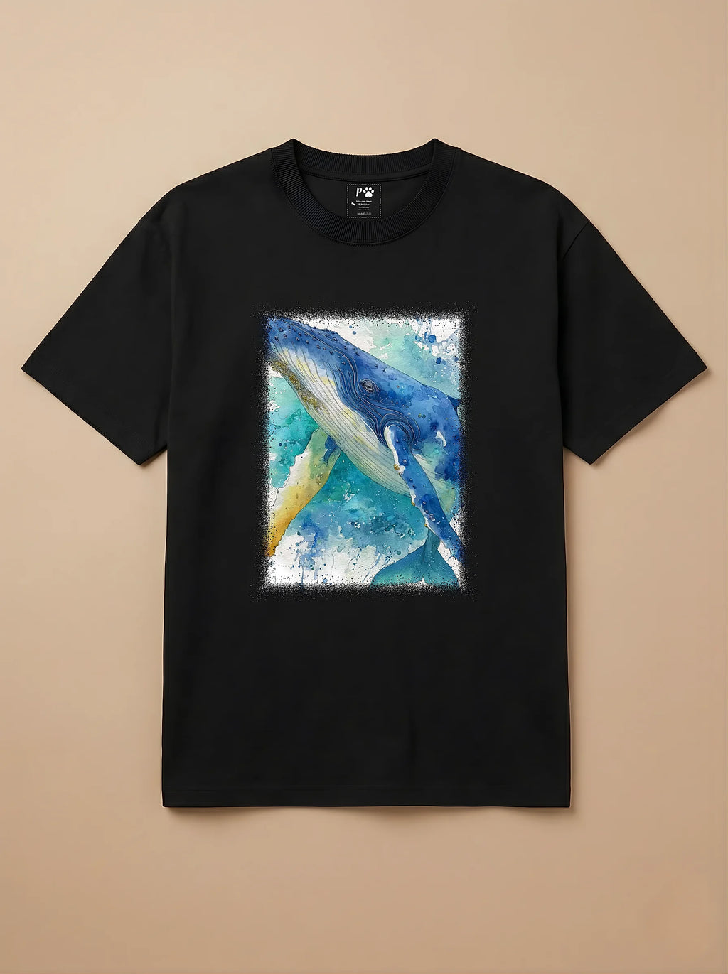 Camisa Aquarela -  Baleia