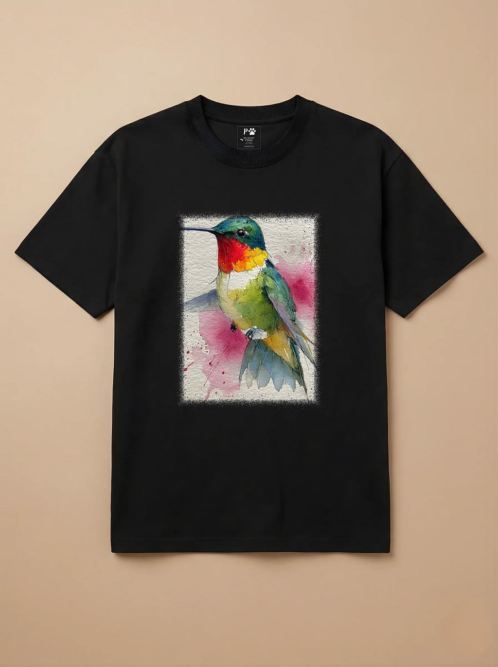 Camisa Aquarela -  Beija Flor