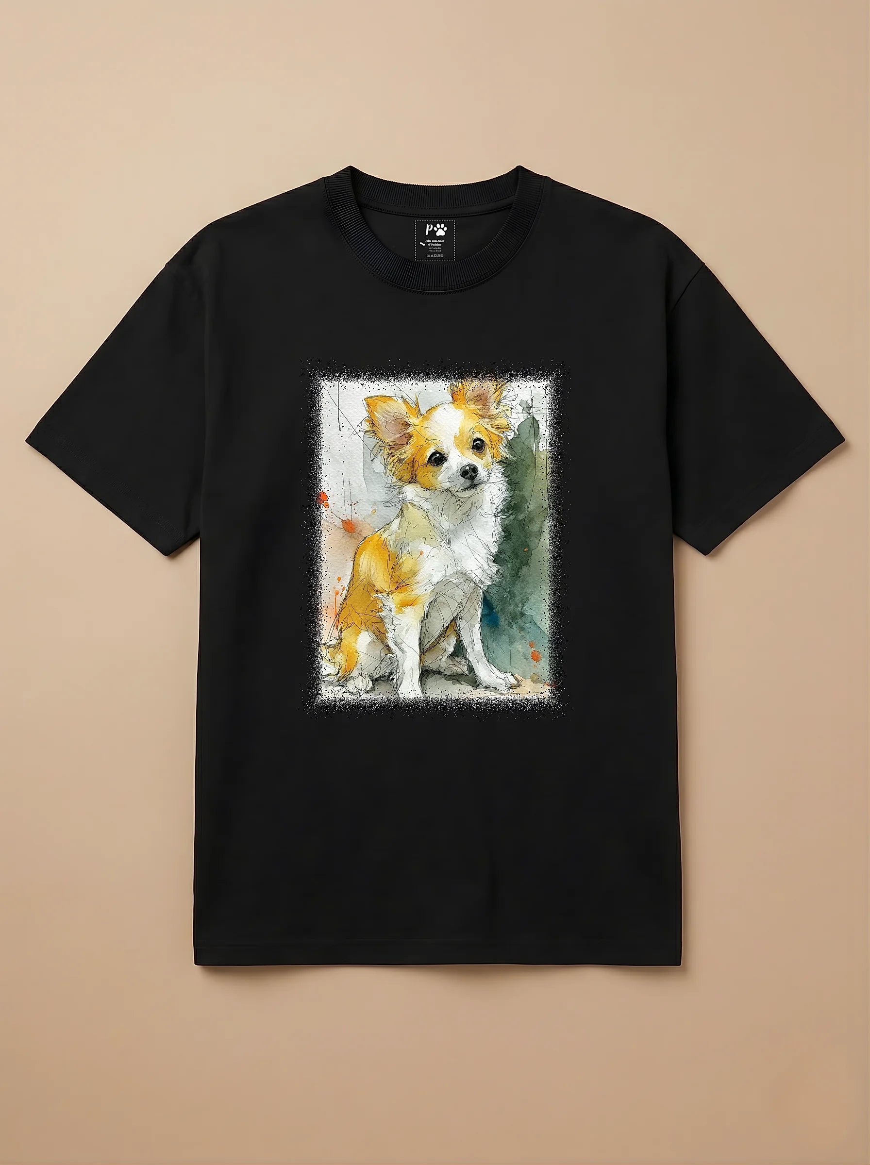 Camisa Aquarela - Chihuahua