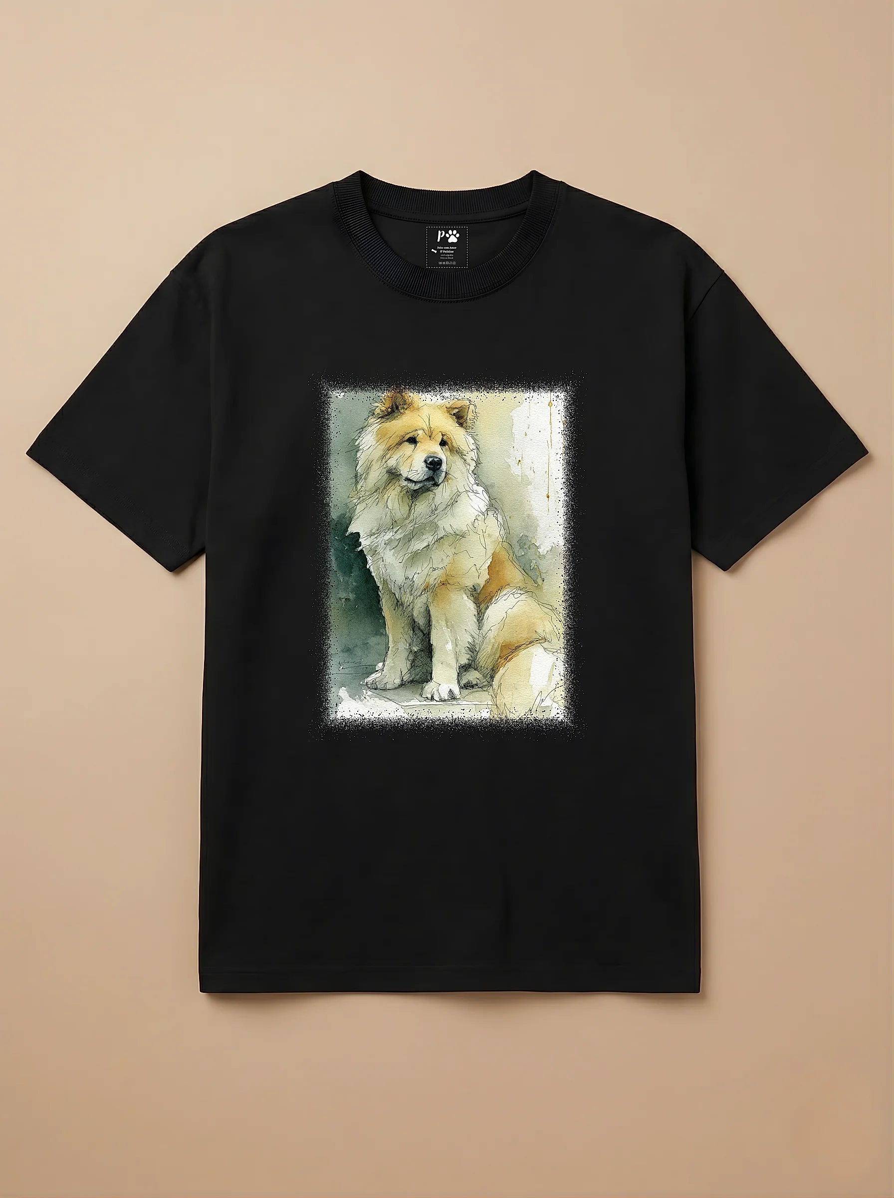 Camisa Aquarela - Chow Chow