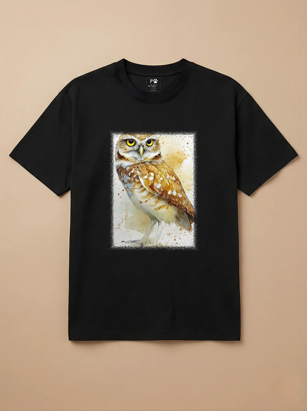 Camisa Aquarela - Coruja