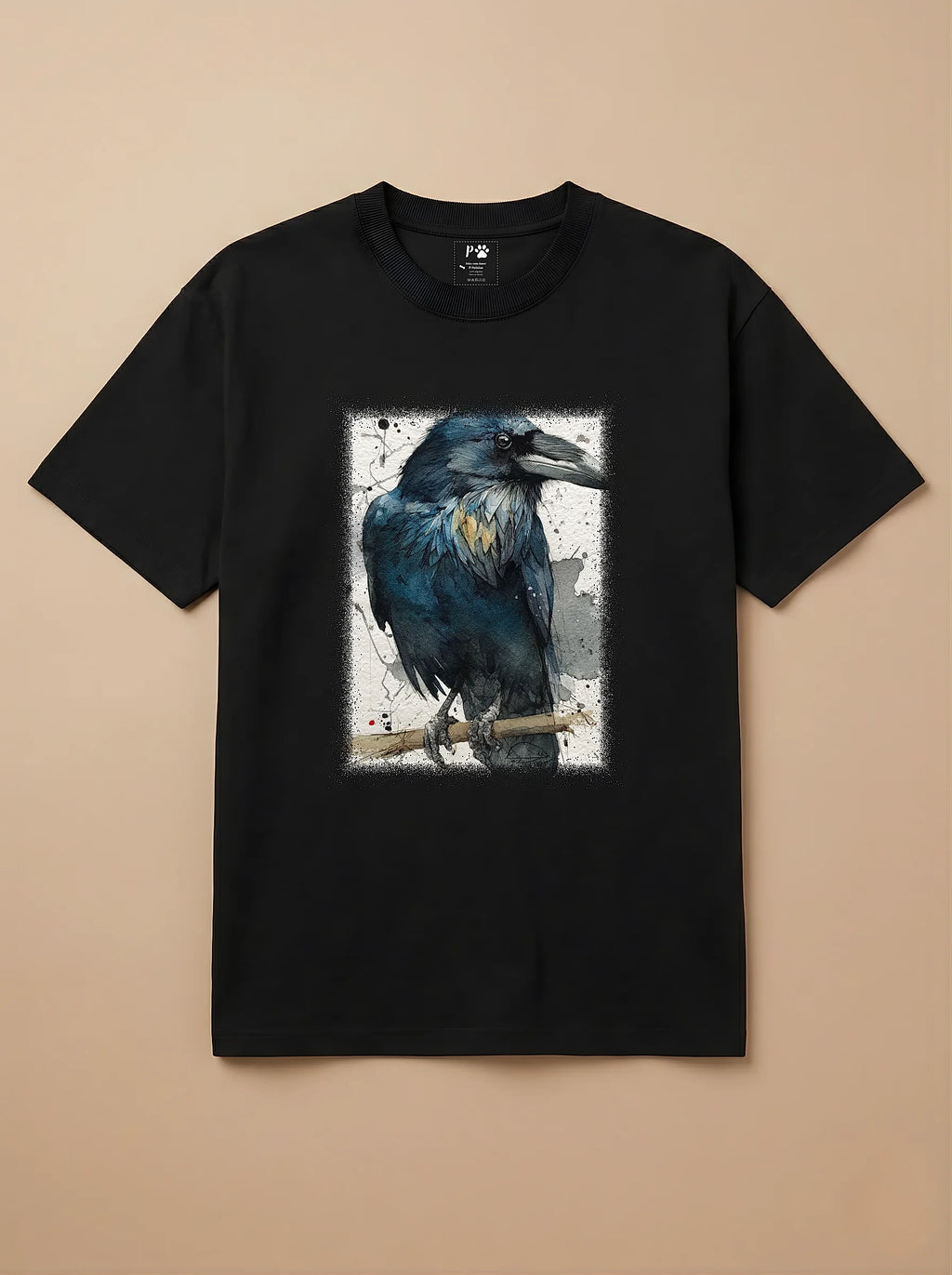 Camisa Aquarela - Corvo