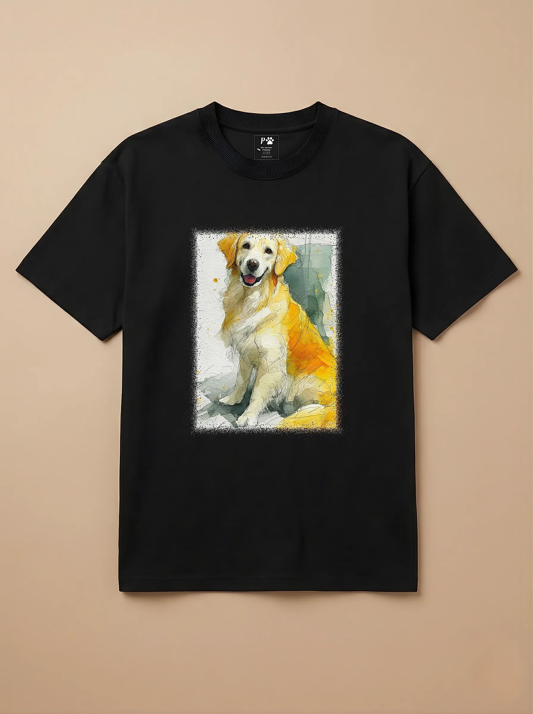 Camisa Aquarela - Golden