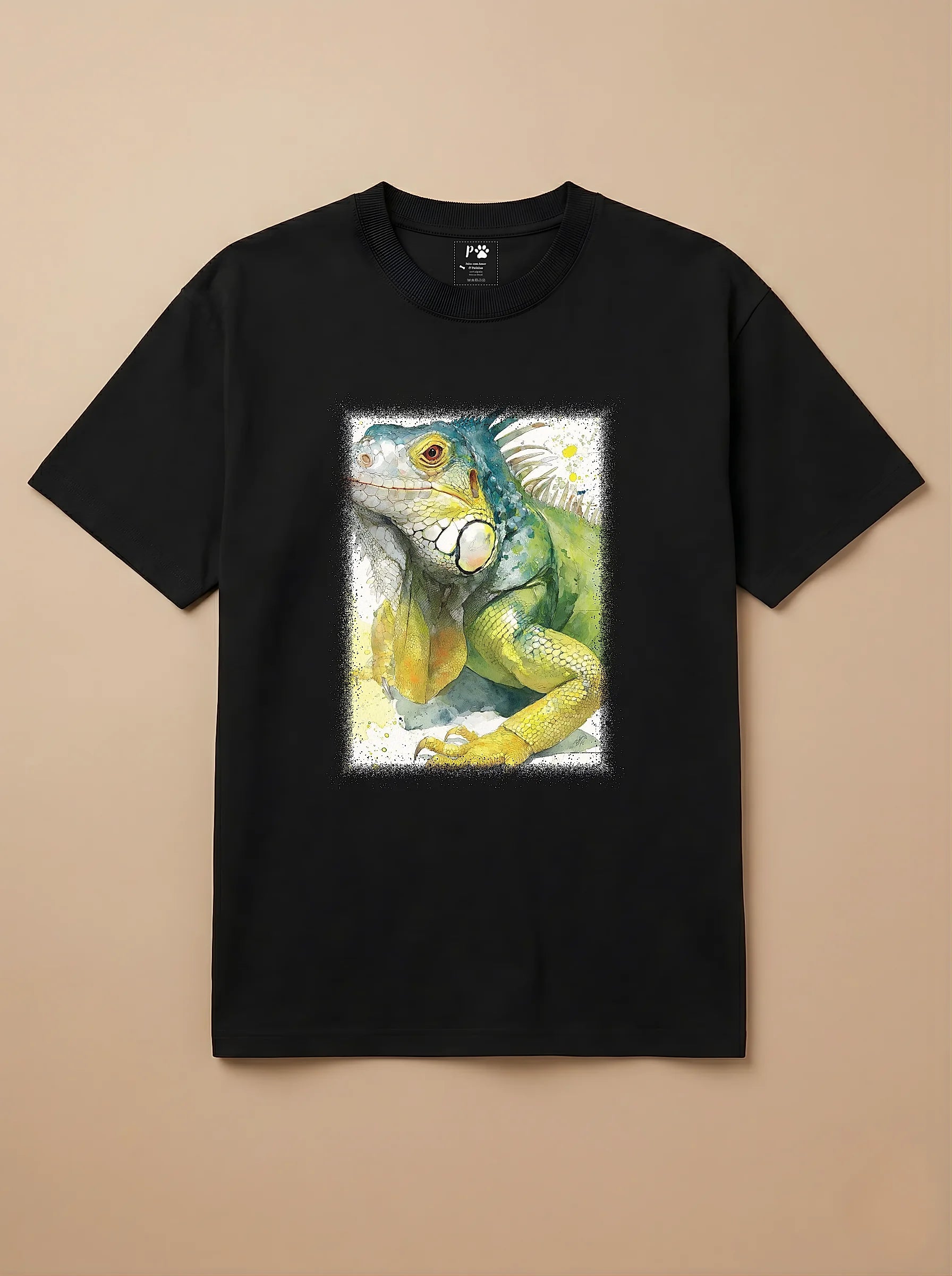 Camisa Aquarela -  Iguana