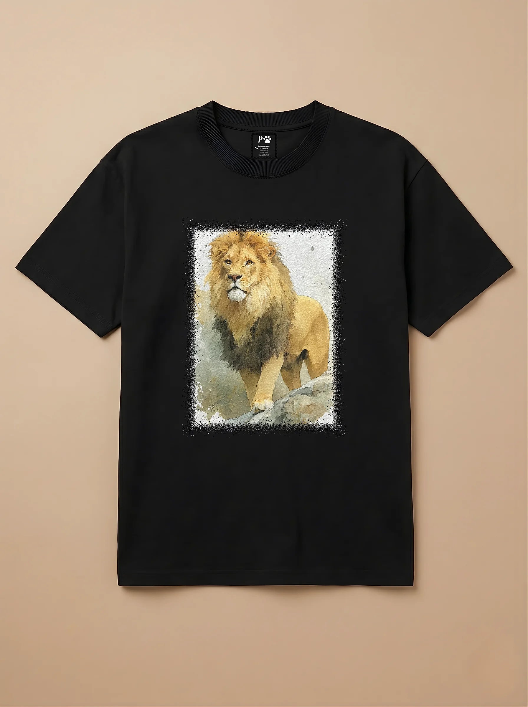 Camisa Aquarela -  Leão
