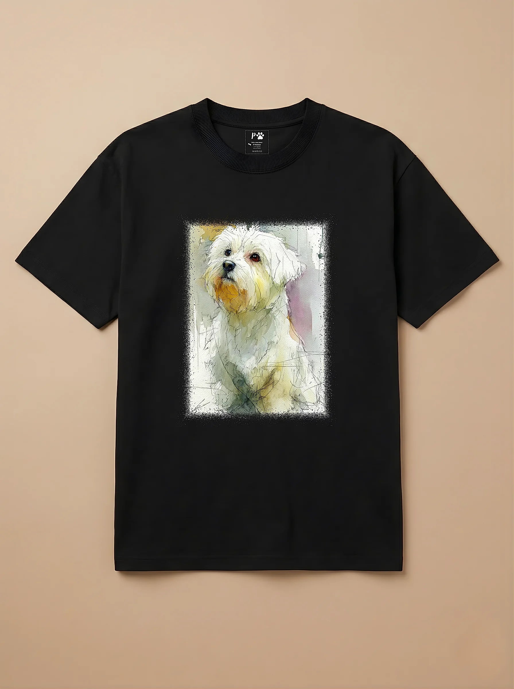 Camisa Aquarela -  Maltês