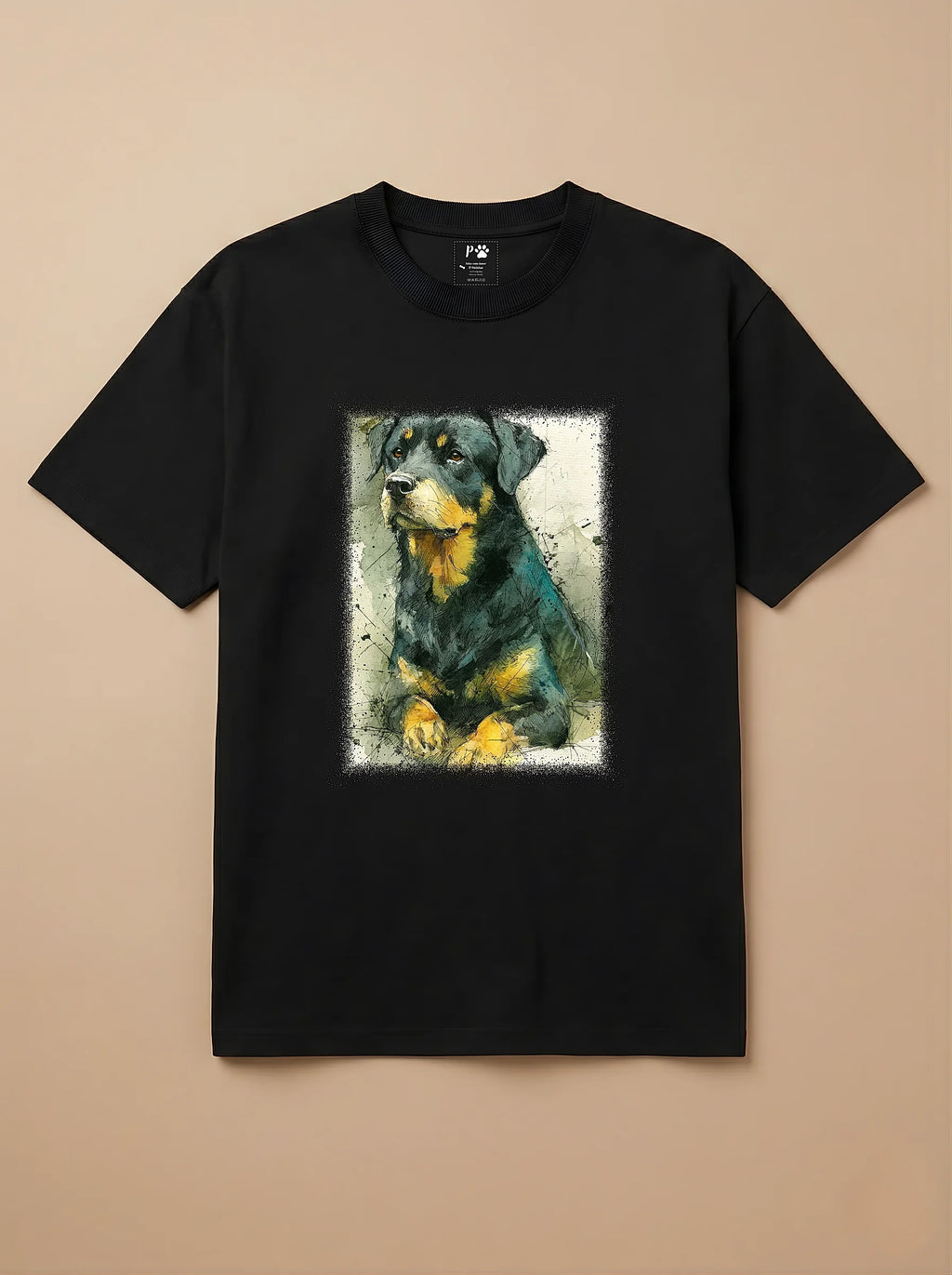 Camisa Aquarela - Rottweiler