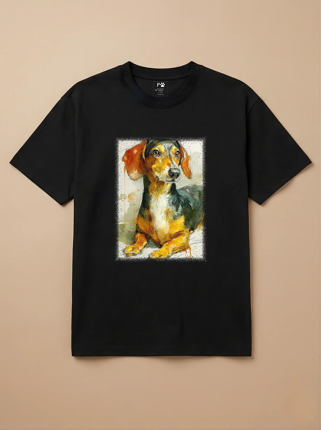 Camisa Aquarela - Salsicha
