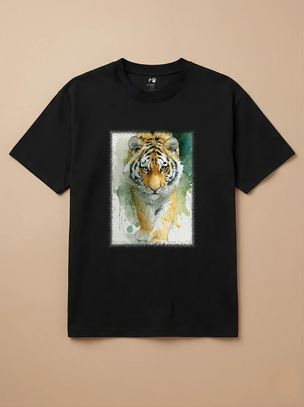 Camisa Aquarela - Tigre