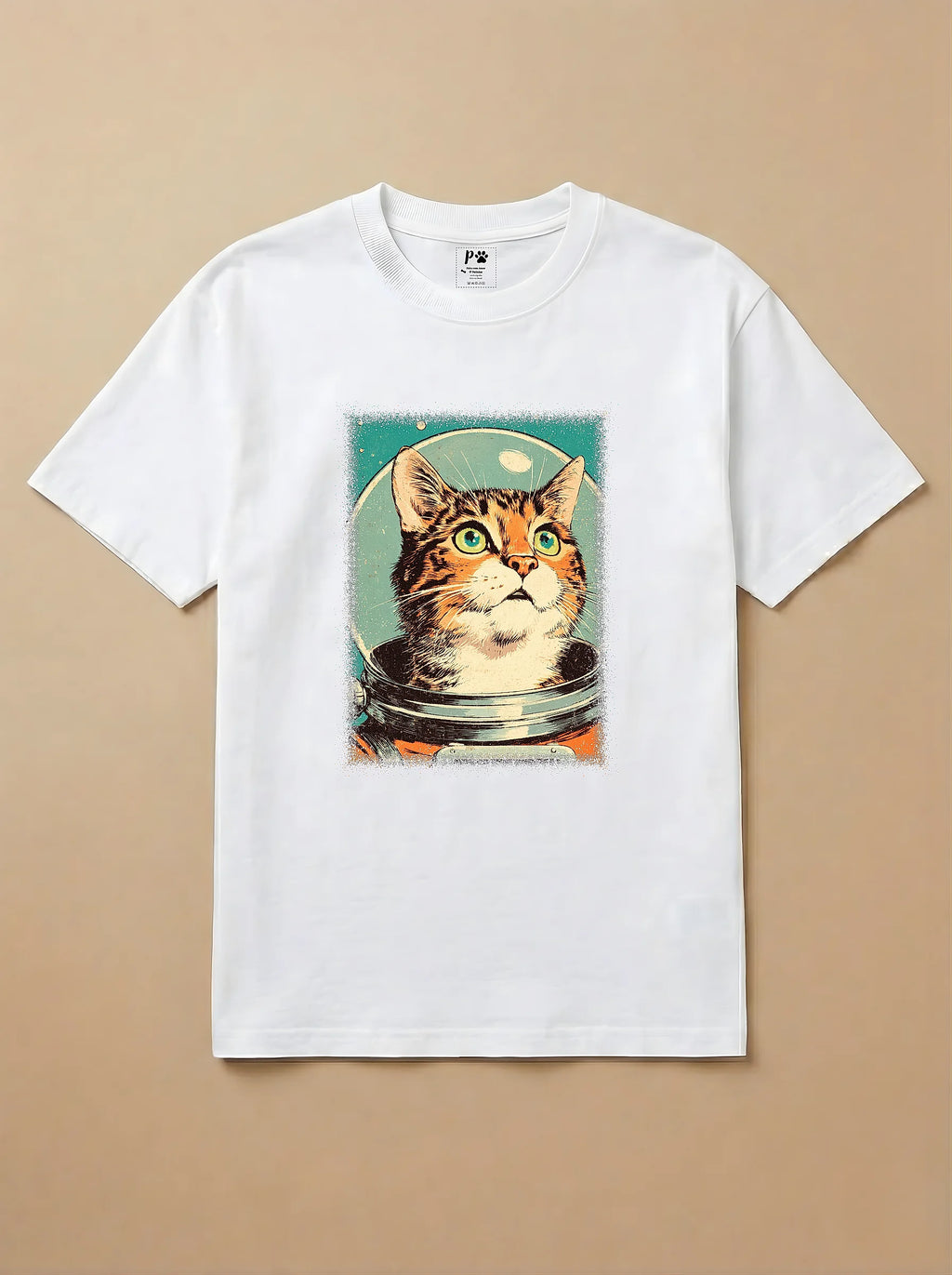 Camisa Astronauta - Gato de Bengala