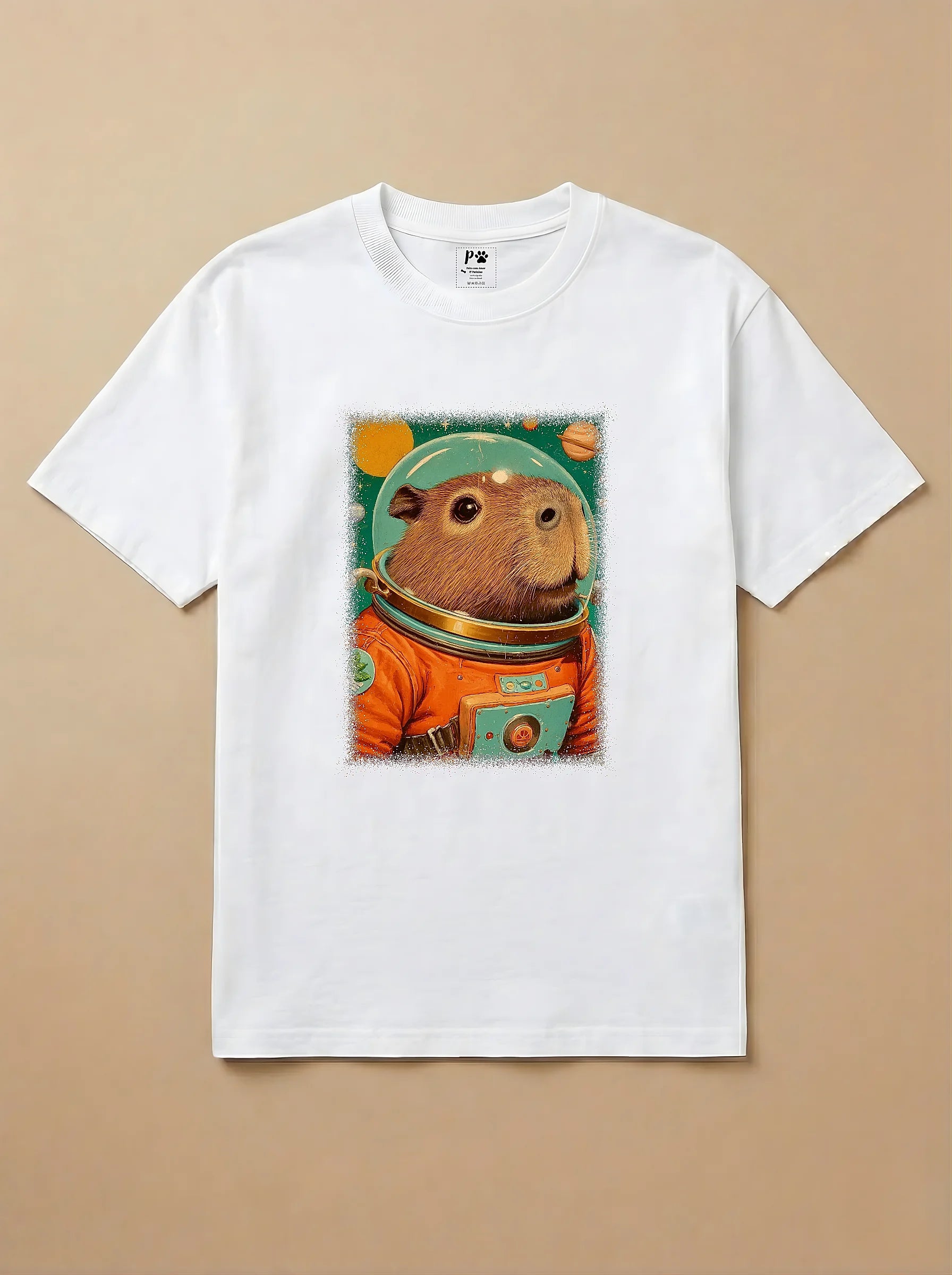 Camisa Astronauta - Capivara