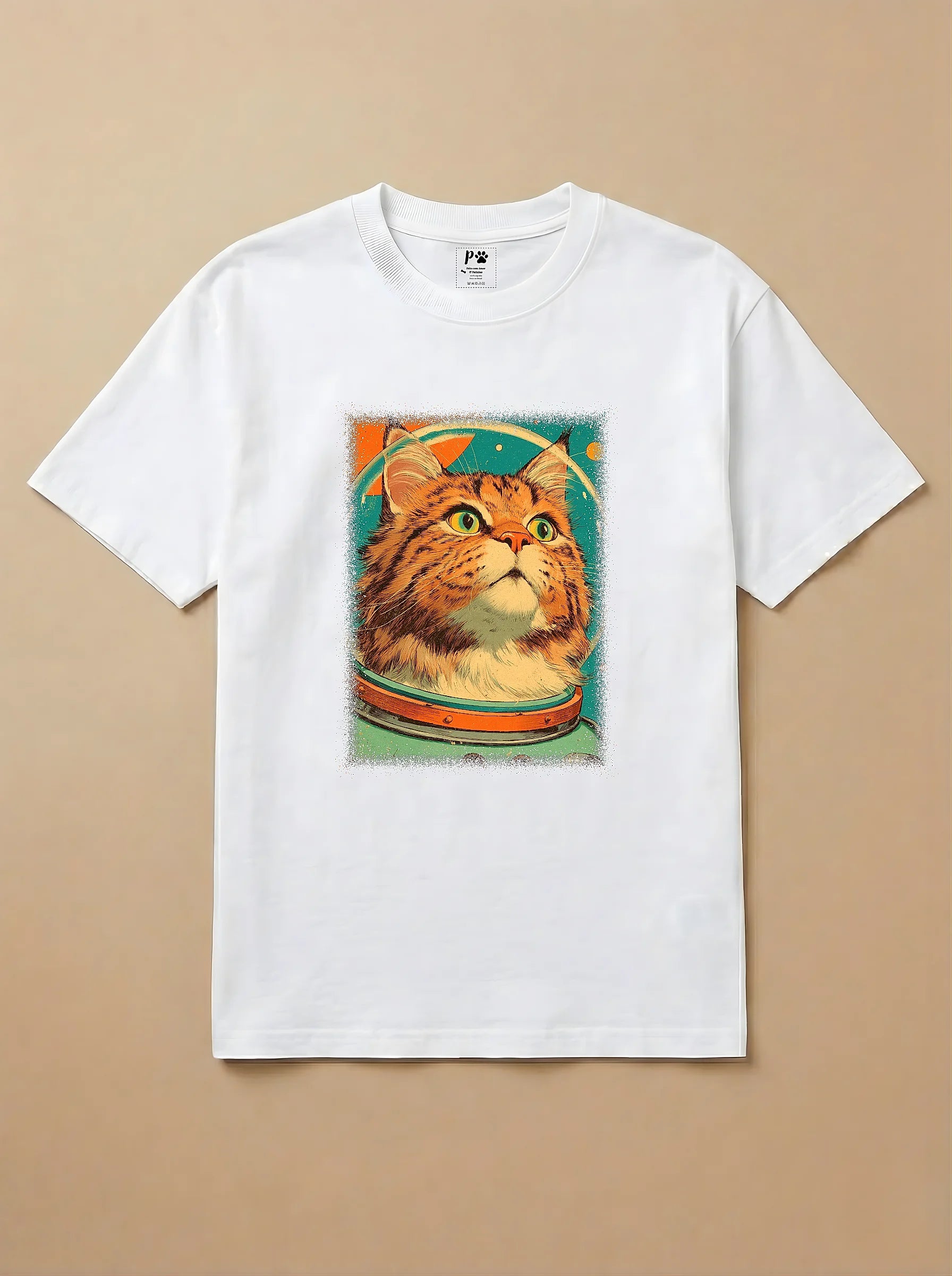 Camisa Astronauta - Gato Maine Coon