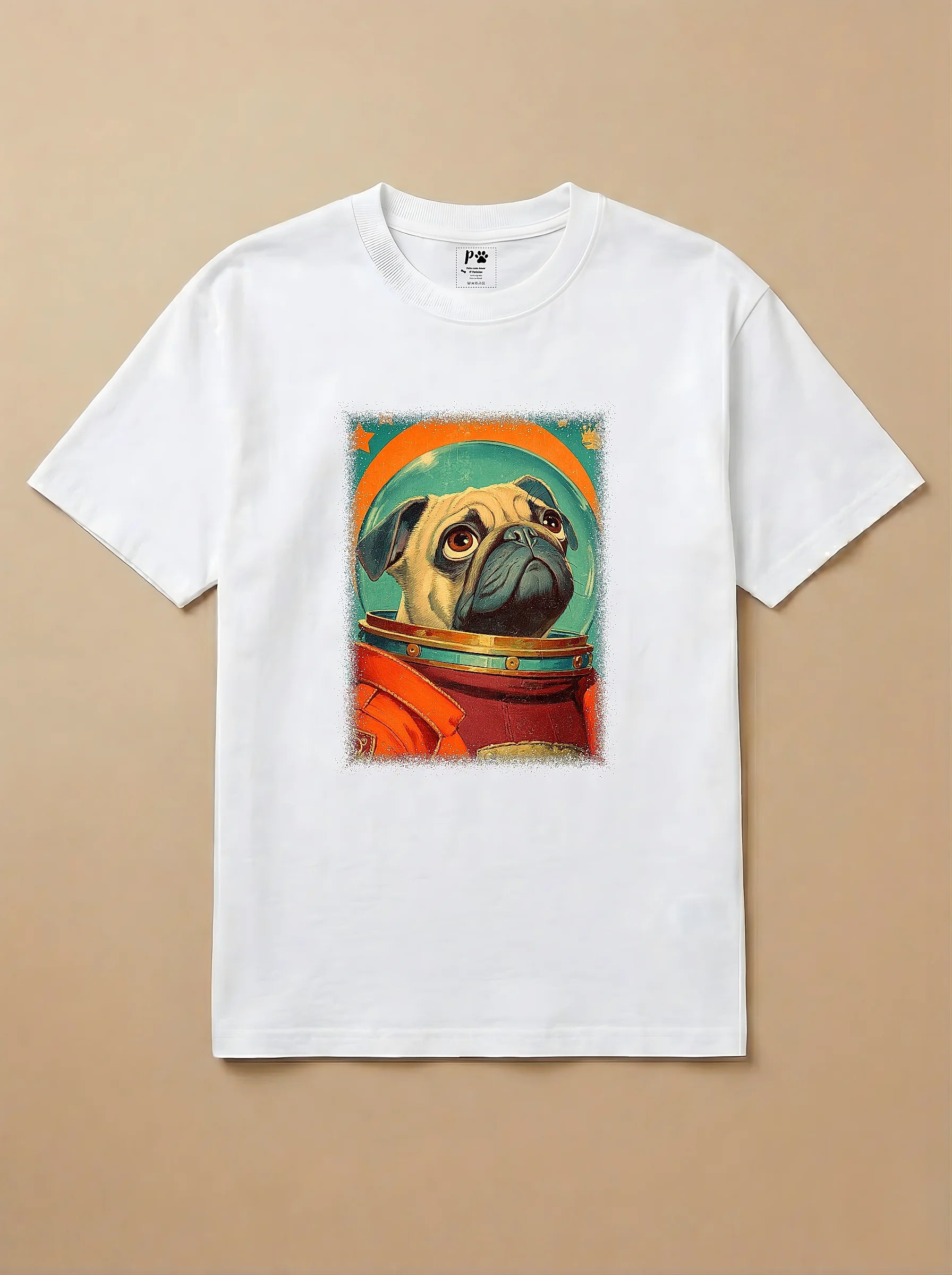 Camisa Astronauta - Pug