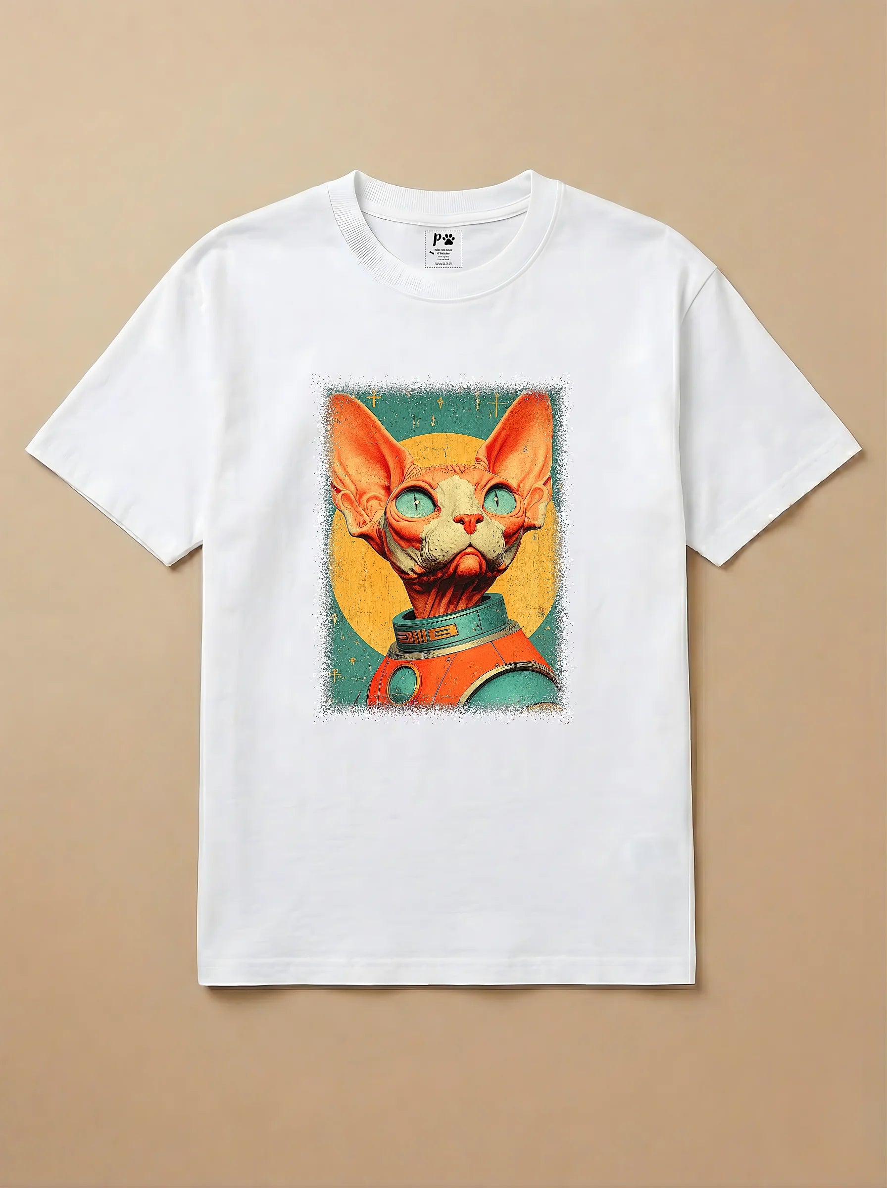 Camisa Astronauta - Gato Sphynx