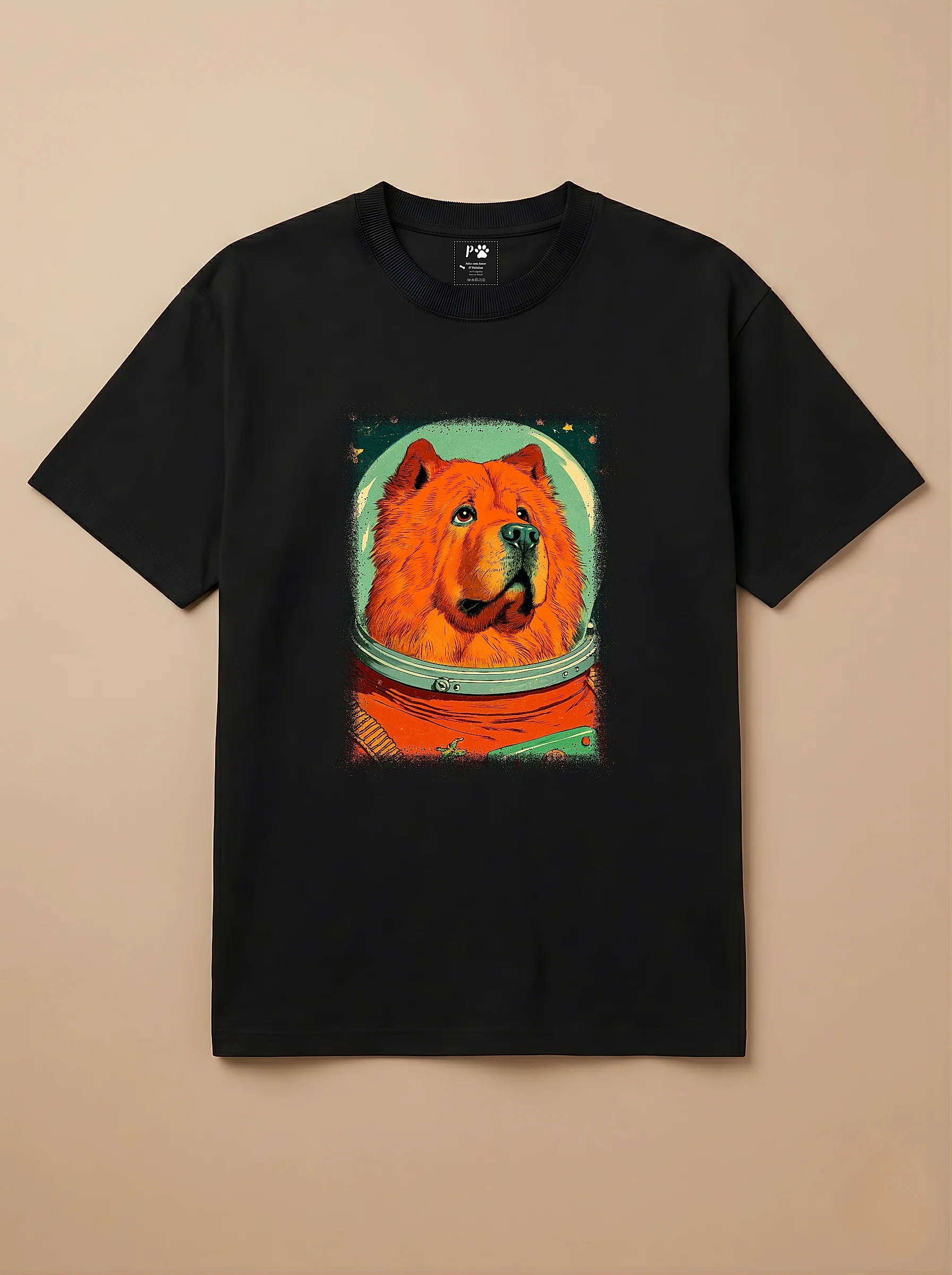 Camisa Astronauta - Chow Chow