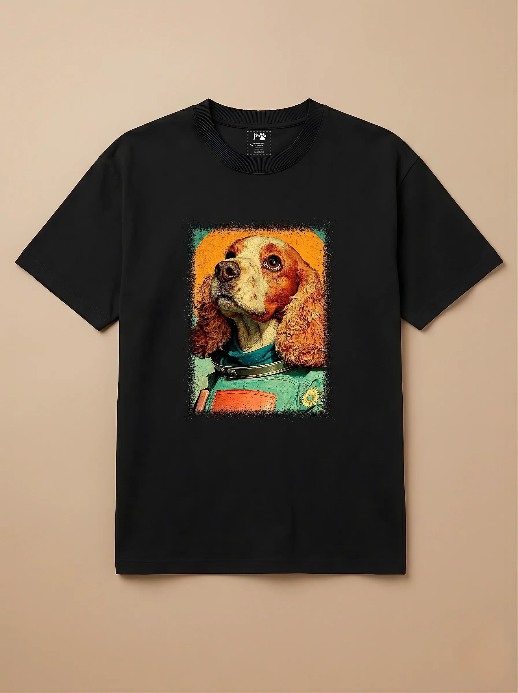Camisa Astronauta - Cocker Spaniel