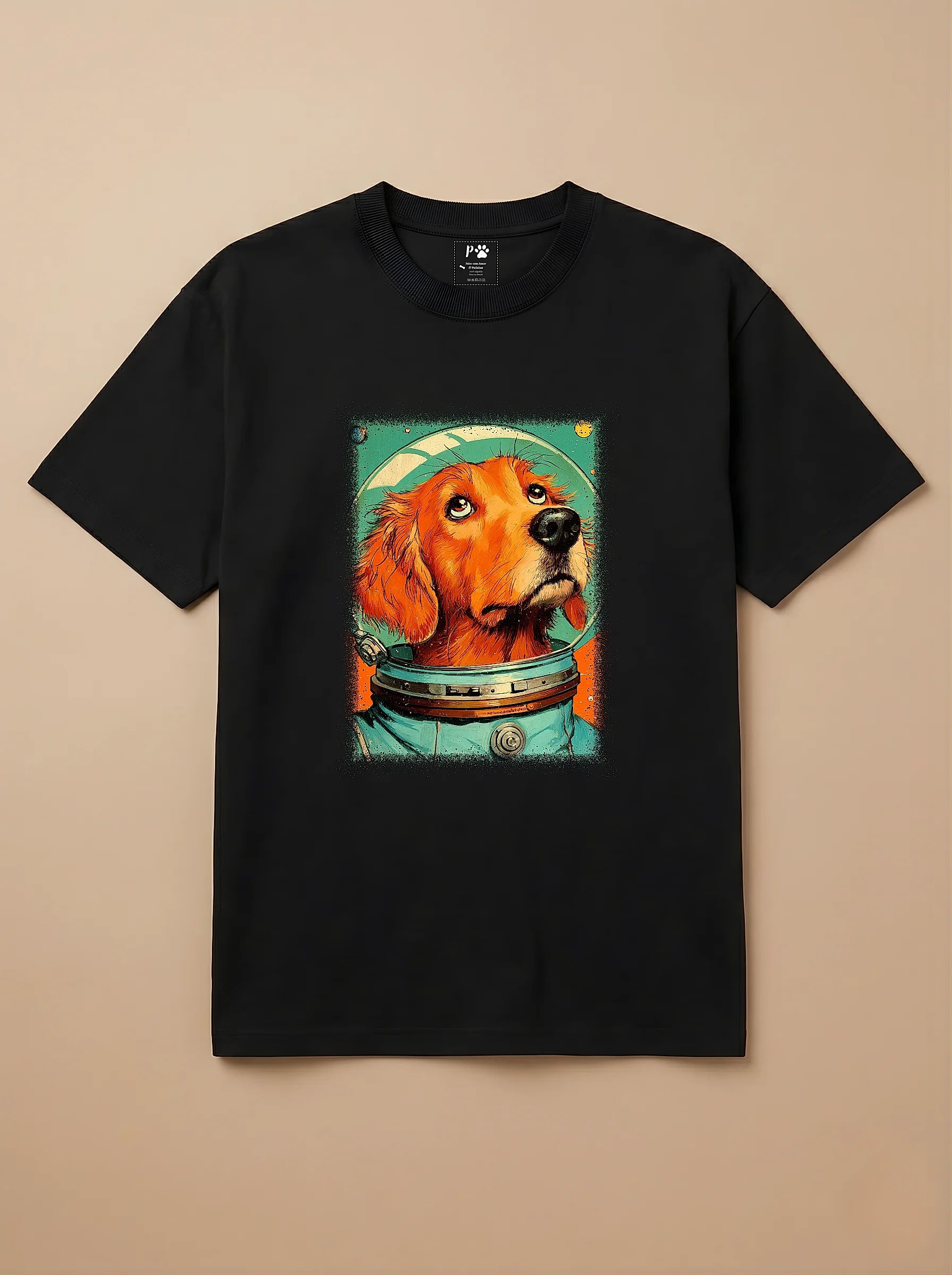 Camisa Astronauta - Golden