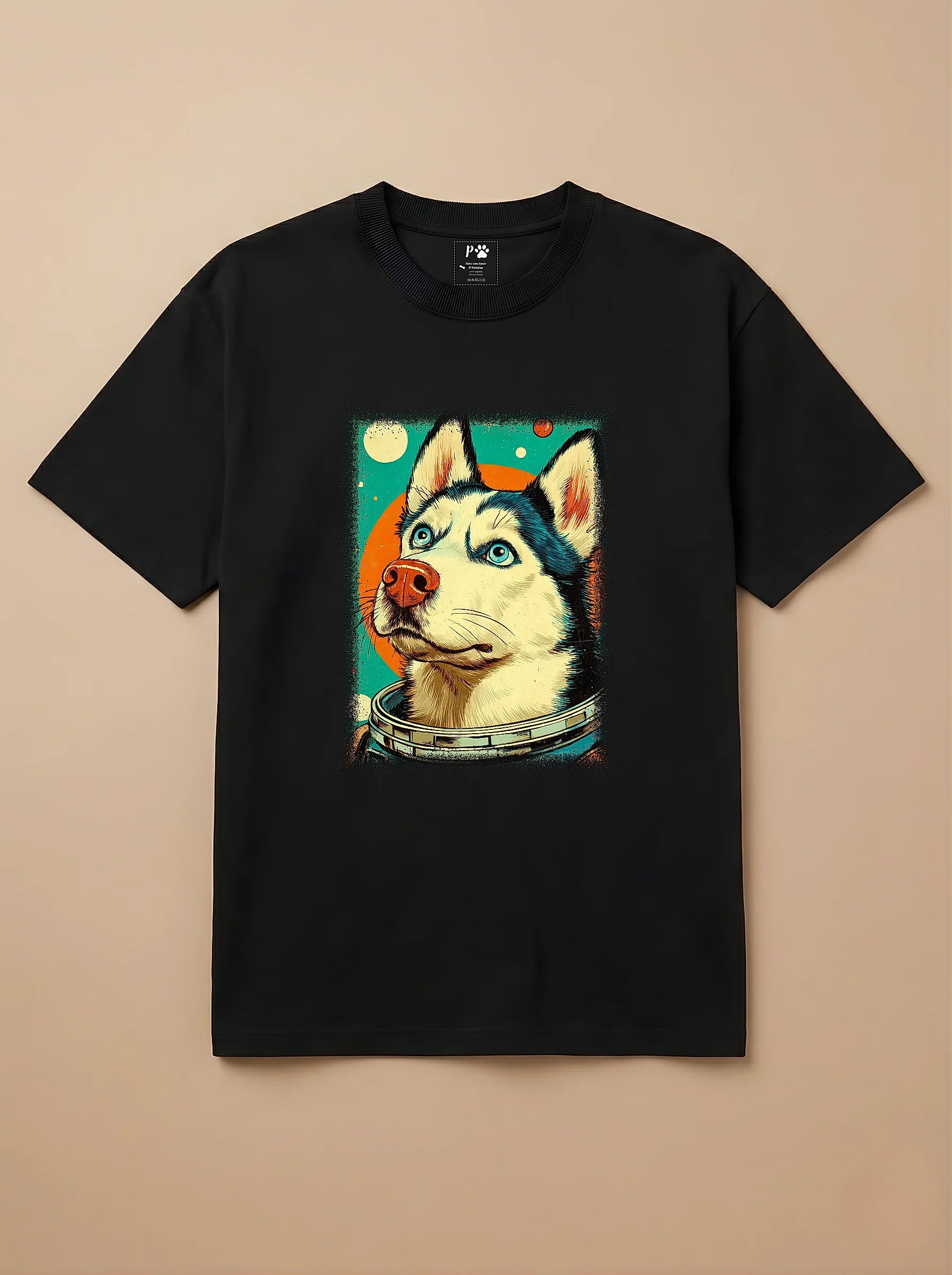 Camisa Astronauta - Husky