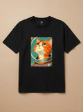 Camisa Astronauta - Gato Laranja