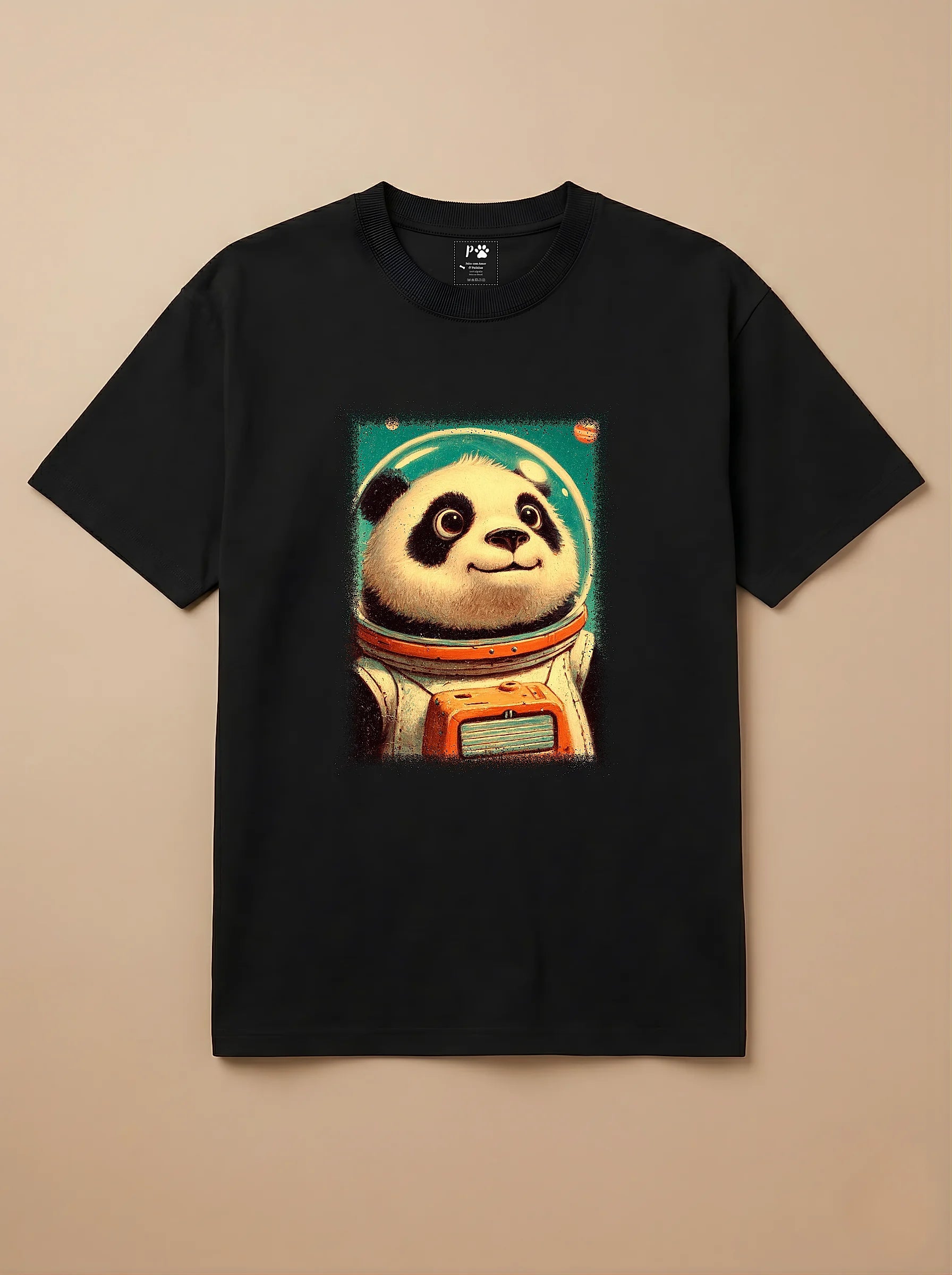 Camisa Astronauta - Panda
