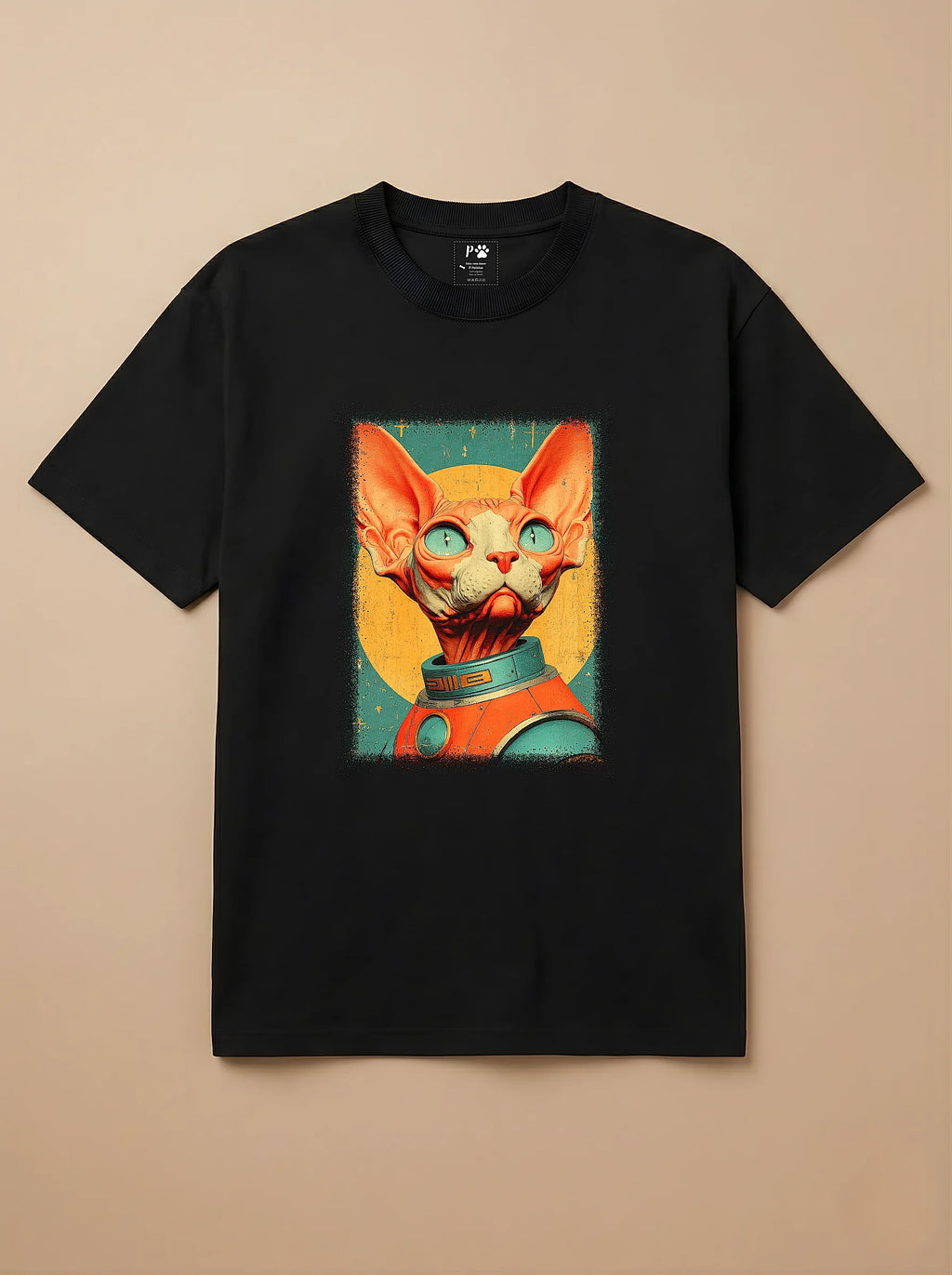 Camisa Astronauta - Gato Sphynx